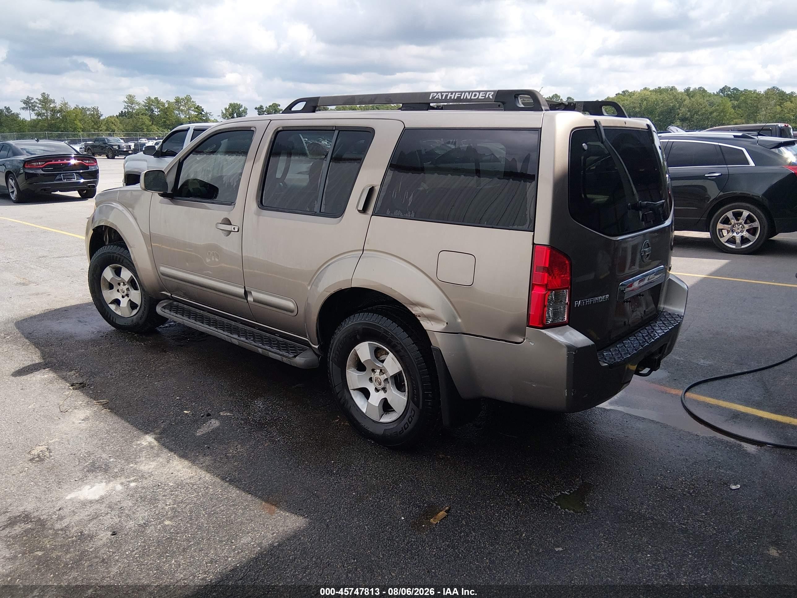 2006 Nissan Pathfinder Se Beige vin: 5N1AR18U66C666466