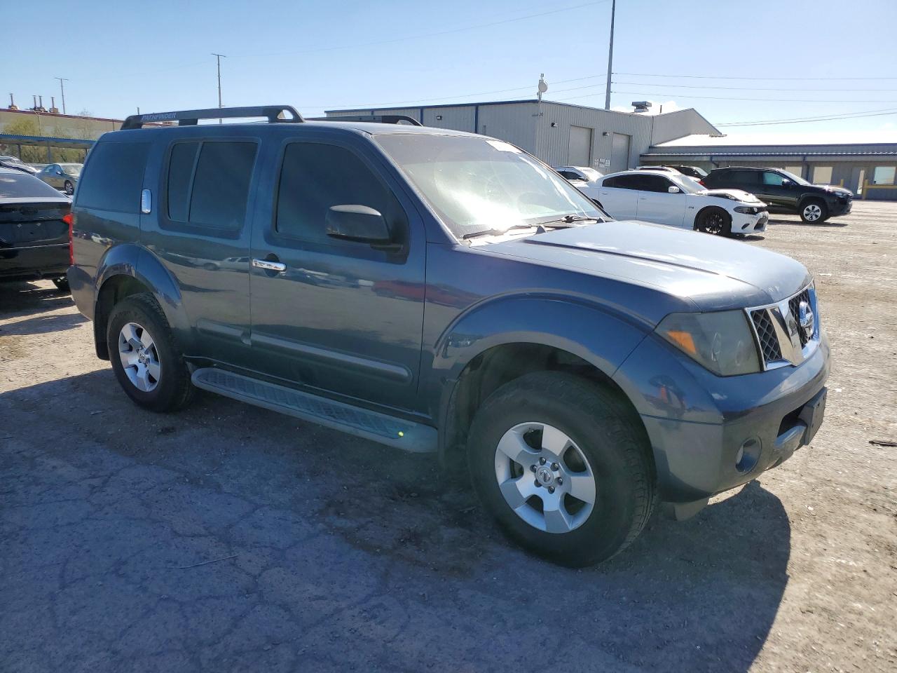 2007 Nissan Pathfinder S Blue vin: 5N1AR18U67C644713