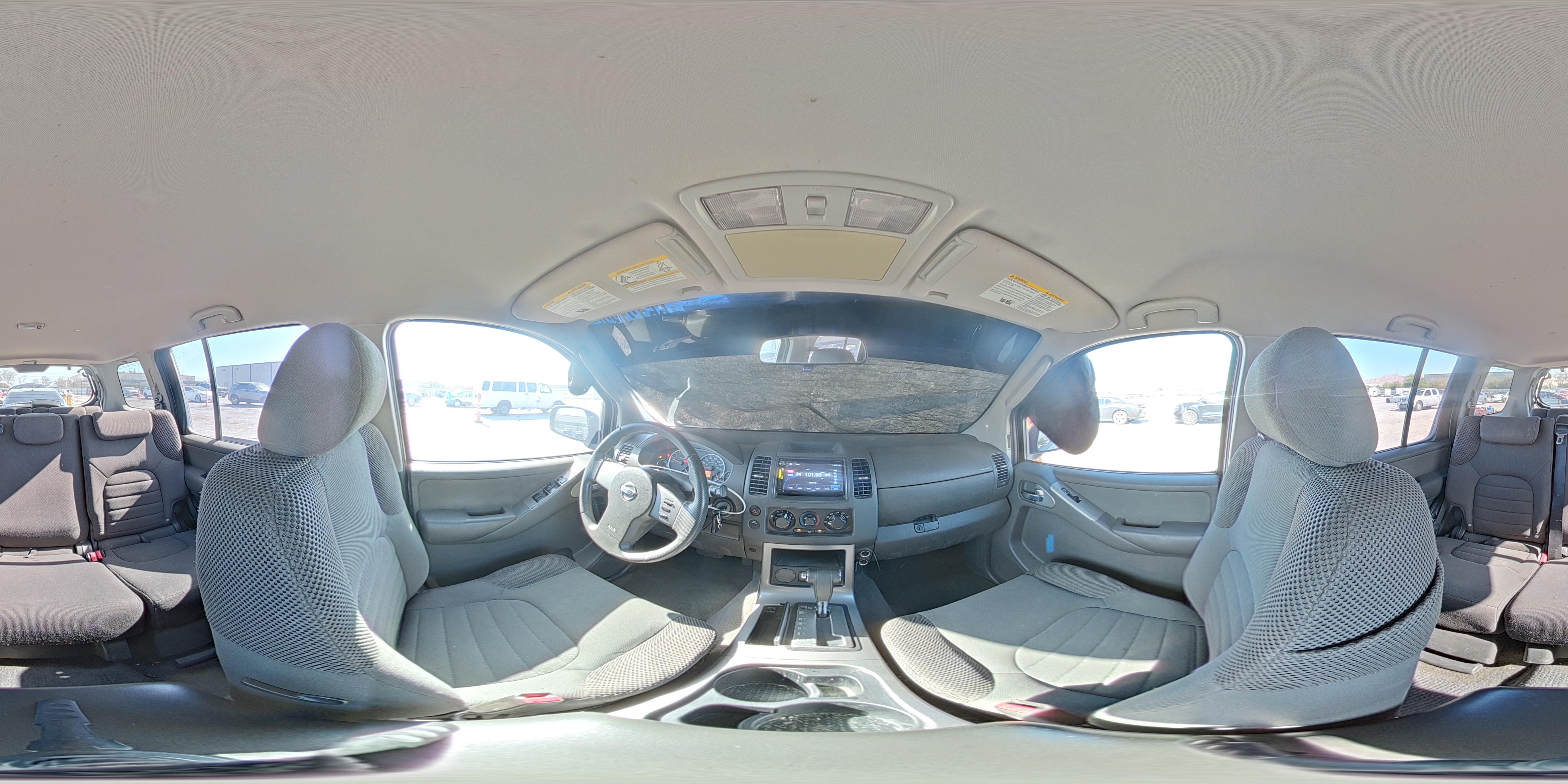 2007 Nissan Pathfinder S Blue vin: 5N1AR18U67C644713