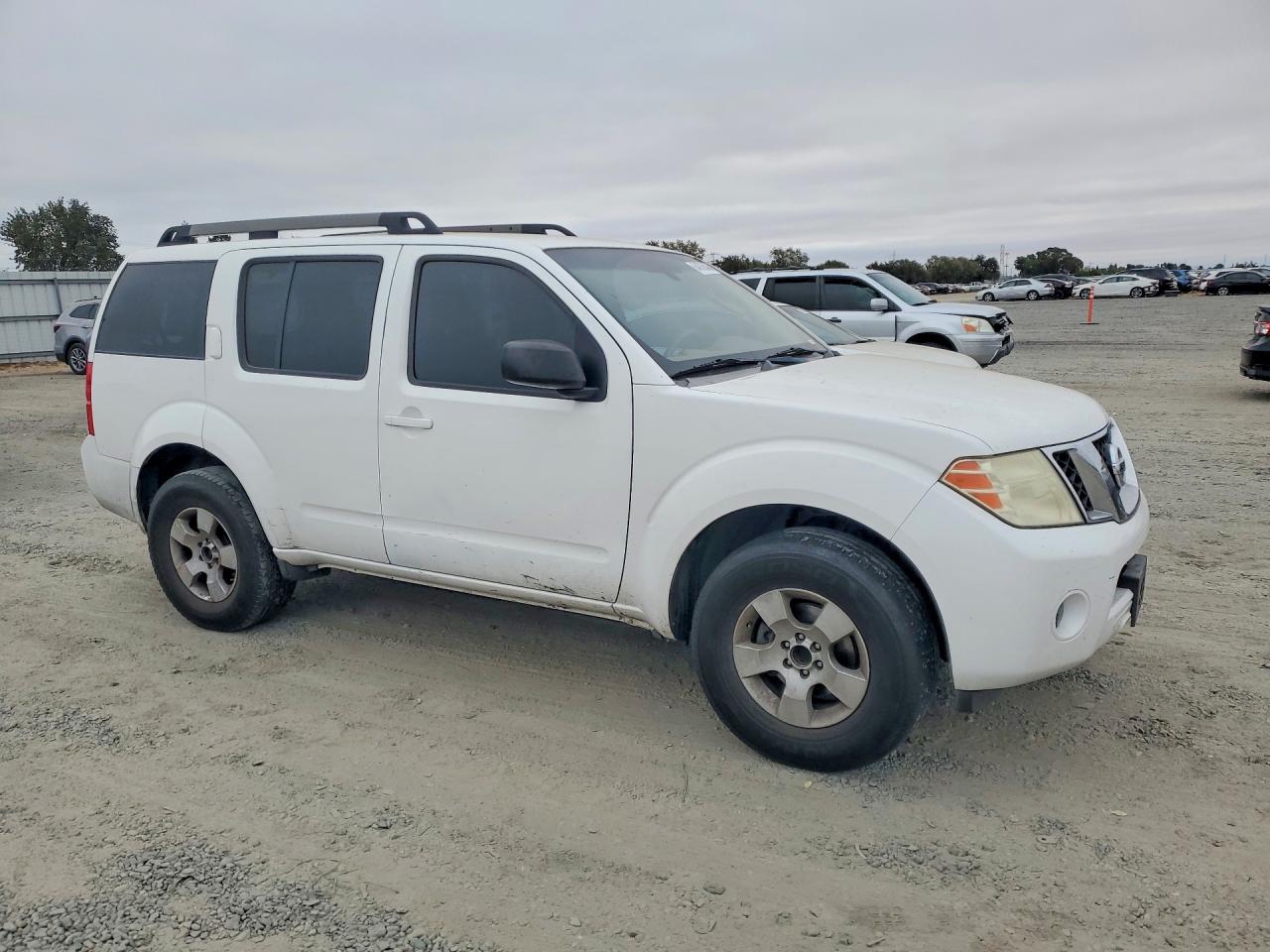 2008 Nissan Pathfinder S White vin: 5N1AR18U68C604973