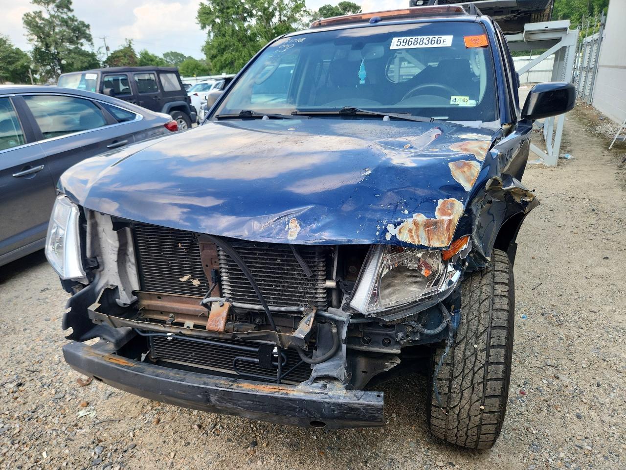 2008 Nissan Pathfinder S Blue vin: 5N1AR18U68C607064