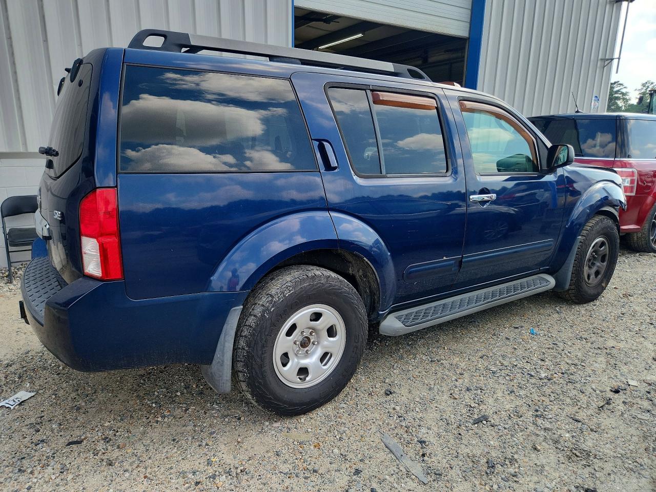 2008 Nissan Pathfinder S Blue vin: 5N1AR18U68C607064