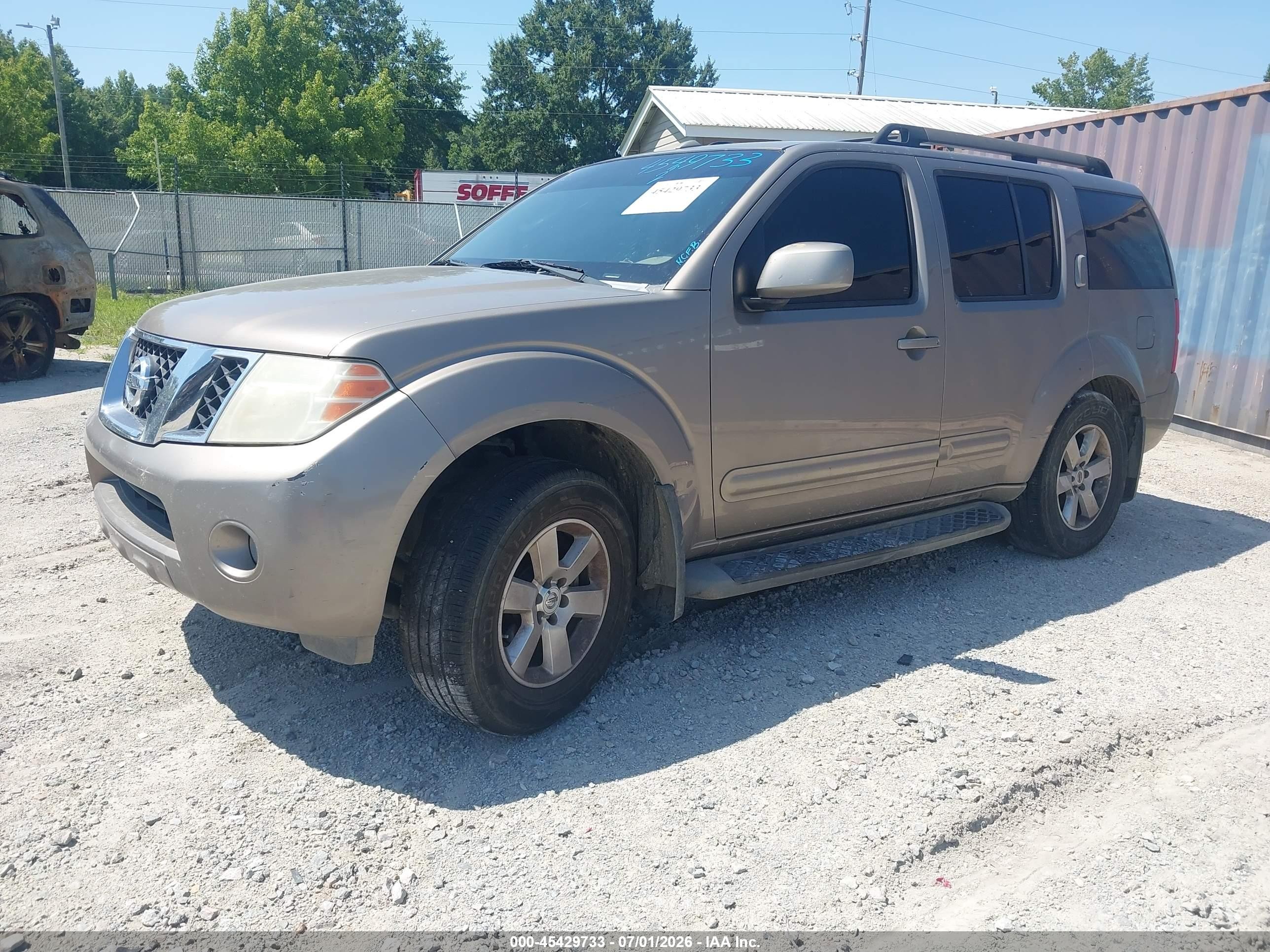 2008 Nissan Pathfinder Se Tan vin: 5N1AR18U68C637925