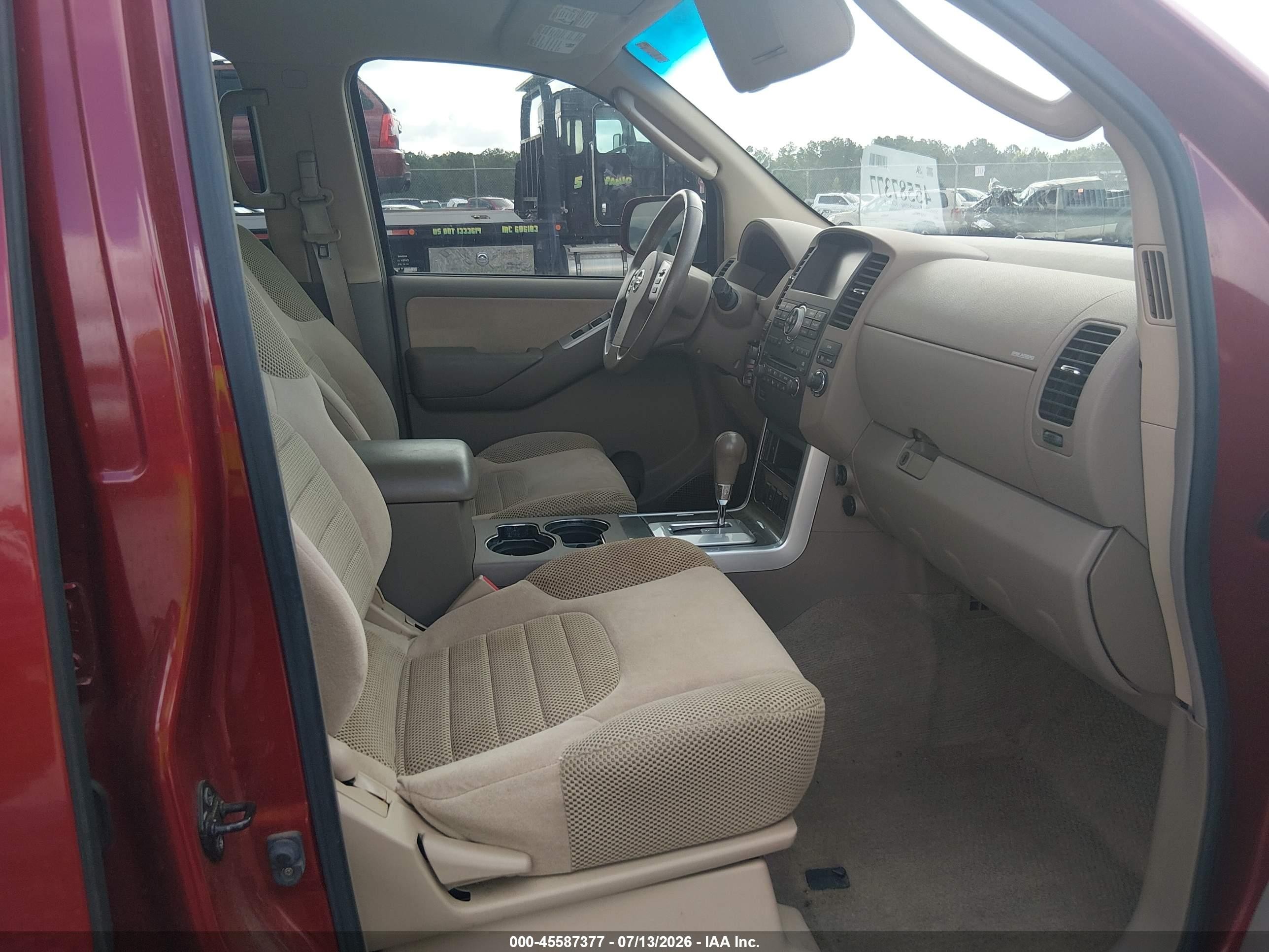 2008 Nissan Pathfinder Se Red vin: 5N1AR18U68C646544