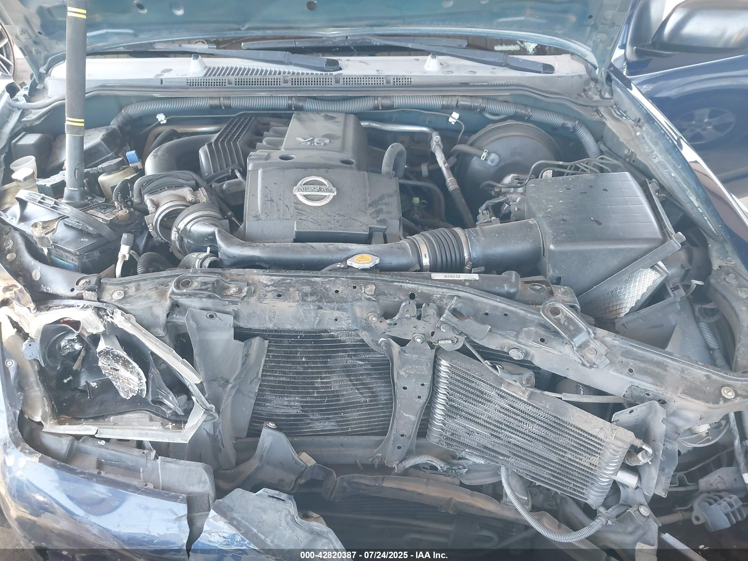 2008 Nissan Pathfinder S Dark Blue vin: 5N1AR18U68C648908