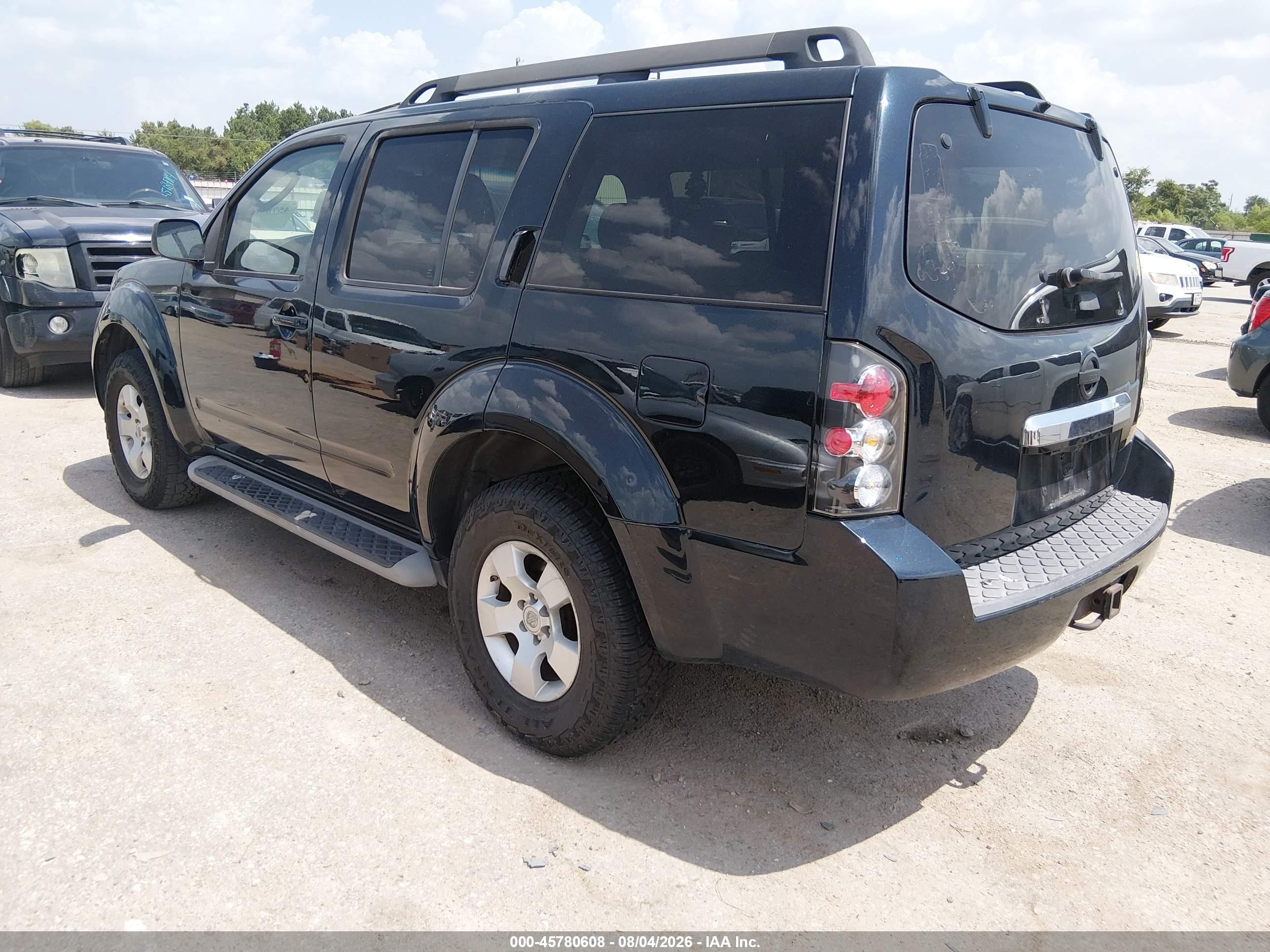 2008 Nissan Pathfinder S Dark Blue vin: 5N1AR18U78C623323