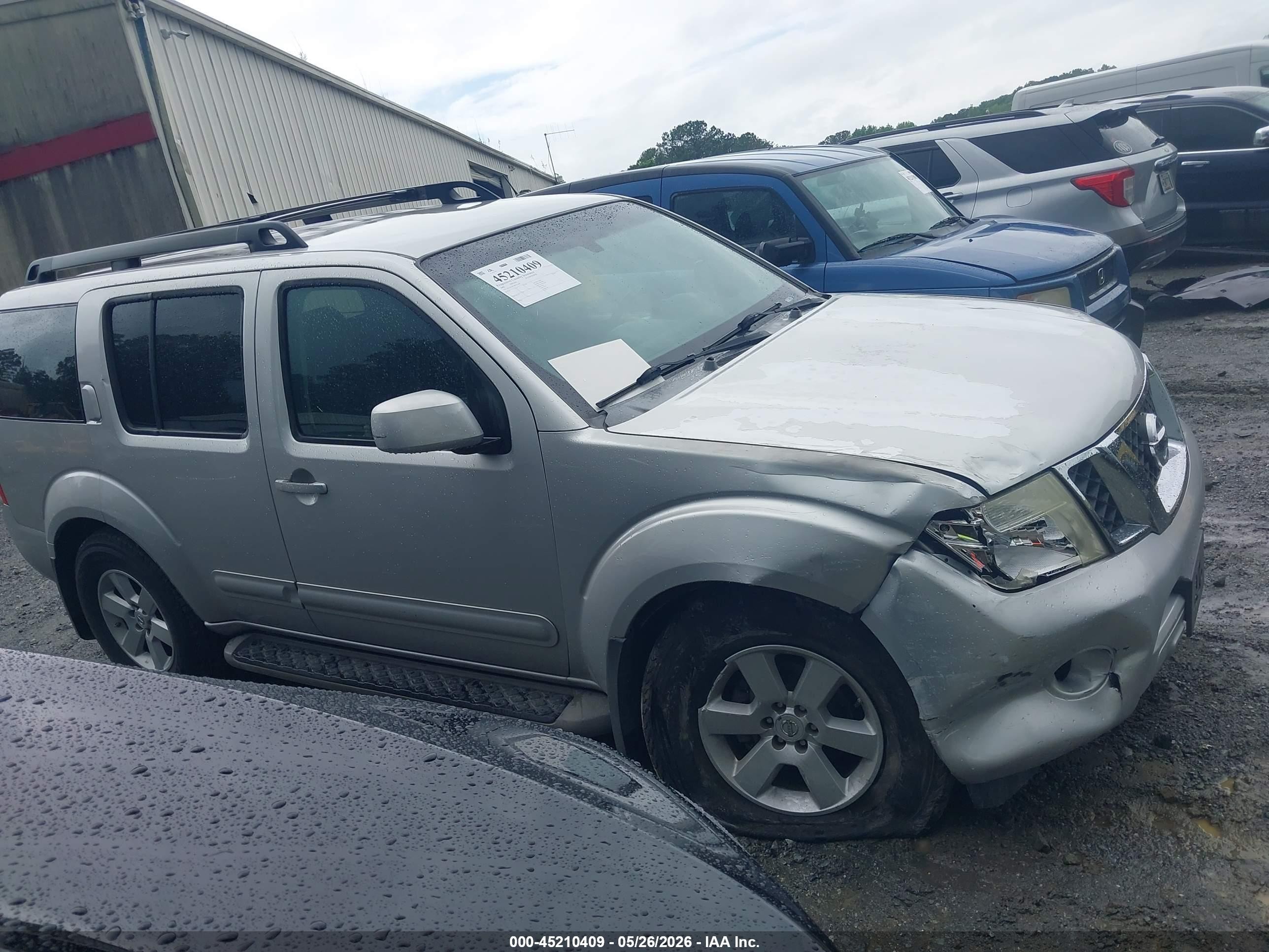 2008 Nissan Pathfinder Se Silver vin: 5N1AR18U78C631468