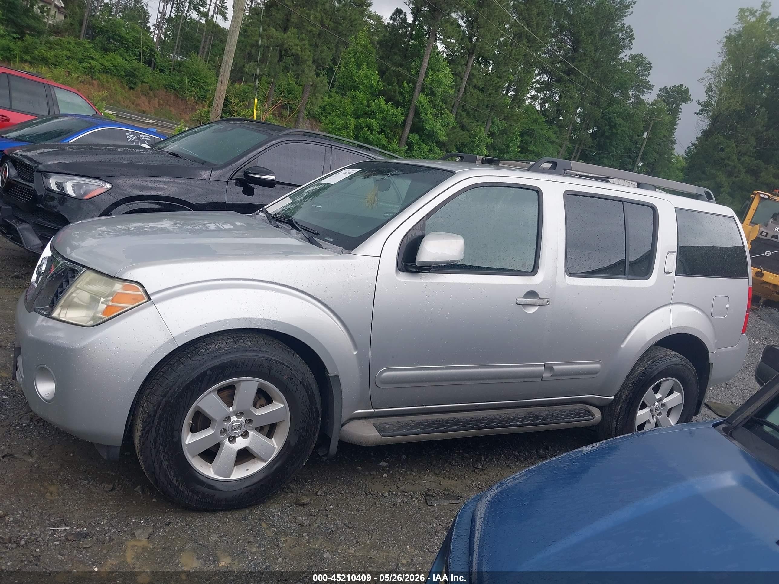 2008 Nissan Pathfinder Se Silver vin: 5N1AR18U78C631468