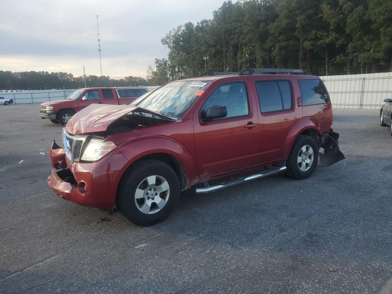 2009 Nissan Pathfinder S Красный vin: 5N1AR18U79C601114