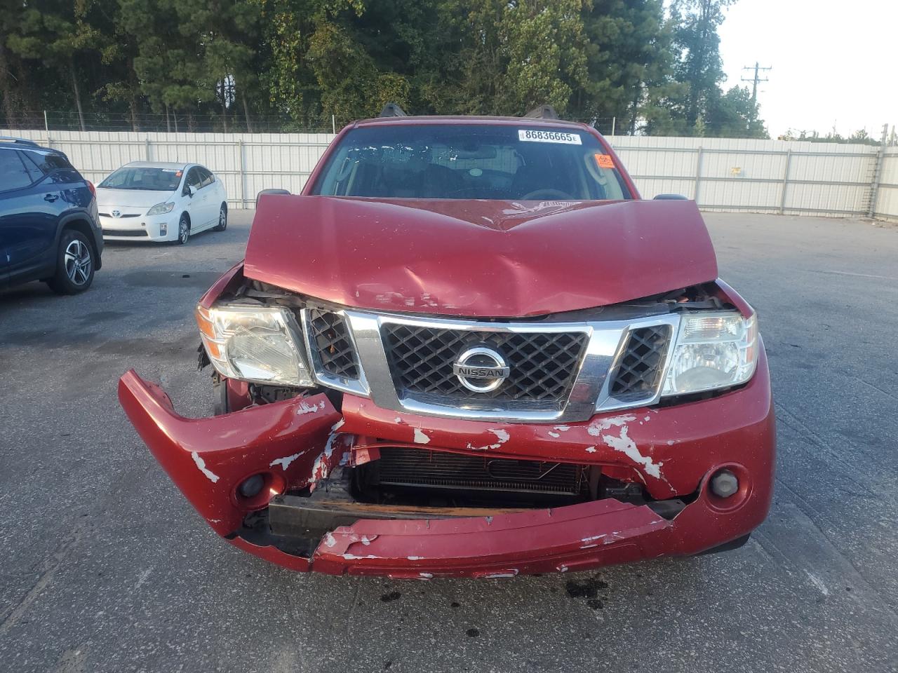 2009 Nissan Pathfinder S Красный vin: 5N1AR18U79C601114