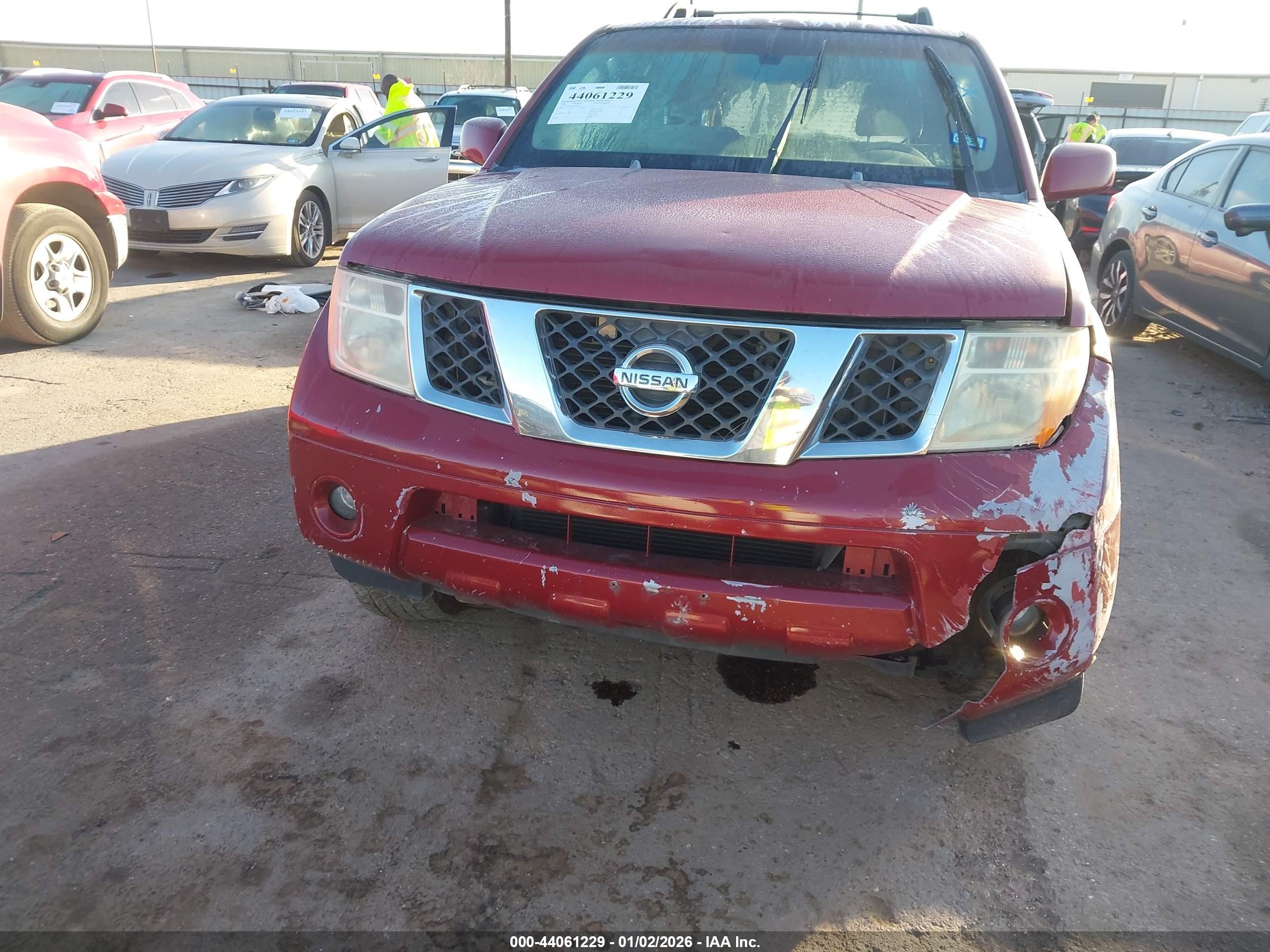 2006 Nissan Pathfinder Se Red vin: 5N1AR18U86C605927