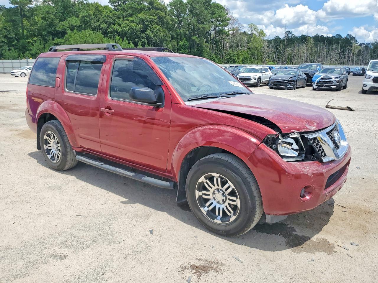 2008 Nissan Pathfinder S Burgundy vin: 5N1AR18U88C617160