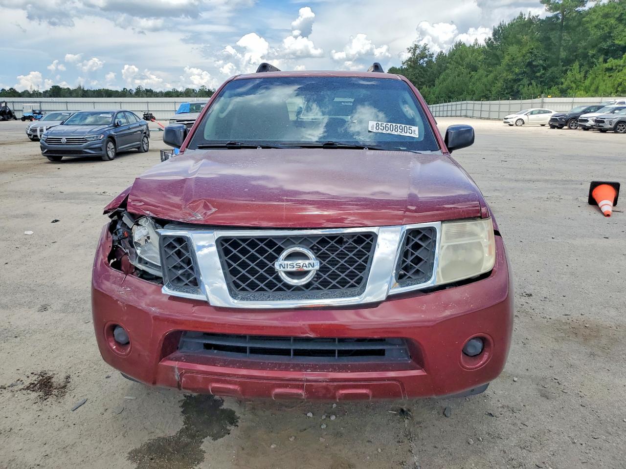 2008 Nissan Pathfinder S Burgundy vin: 5N1AR18U88C617160
