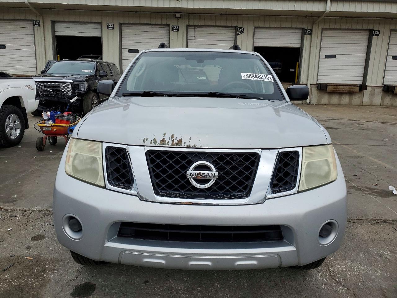 2008 Nissan Pathfinder S Серебряный vin: 5N1AR18U88C635433