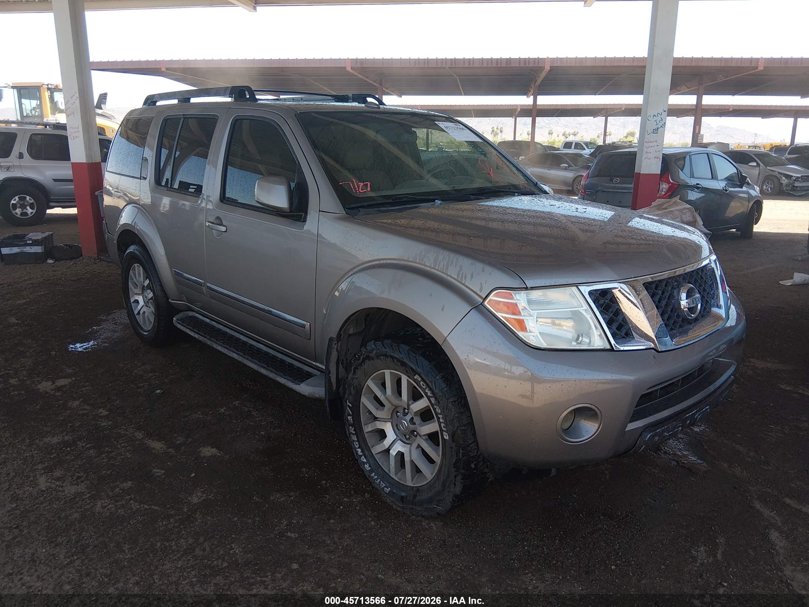 2009 Nissan Pathfinder Le Gray vin: 5N1AR18U89C616933