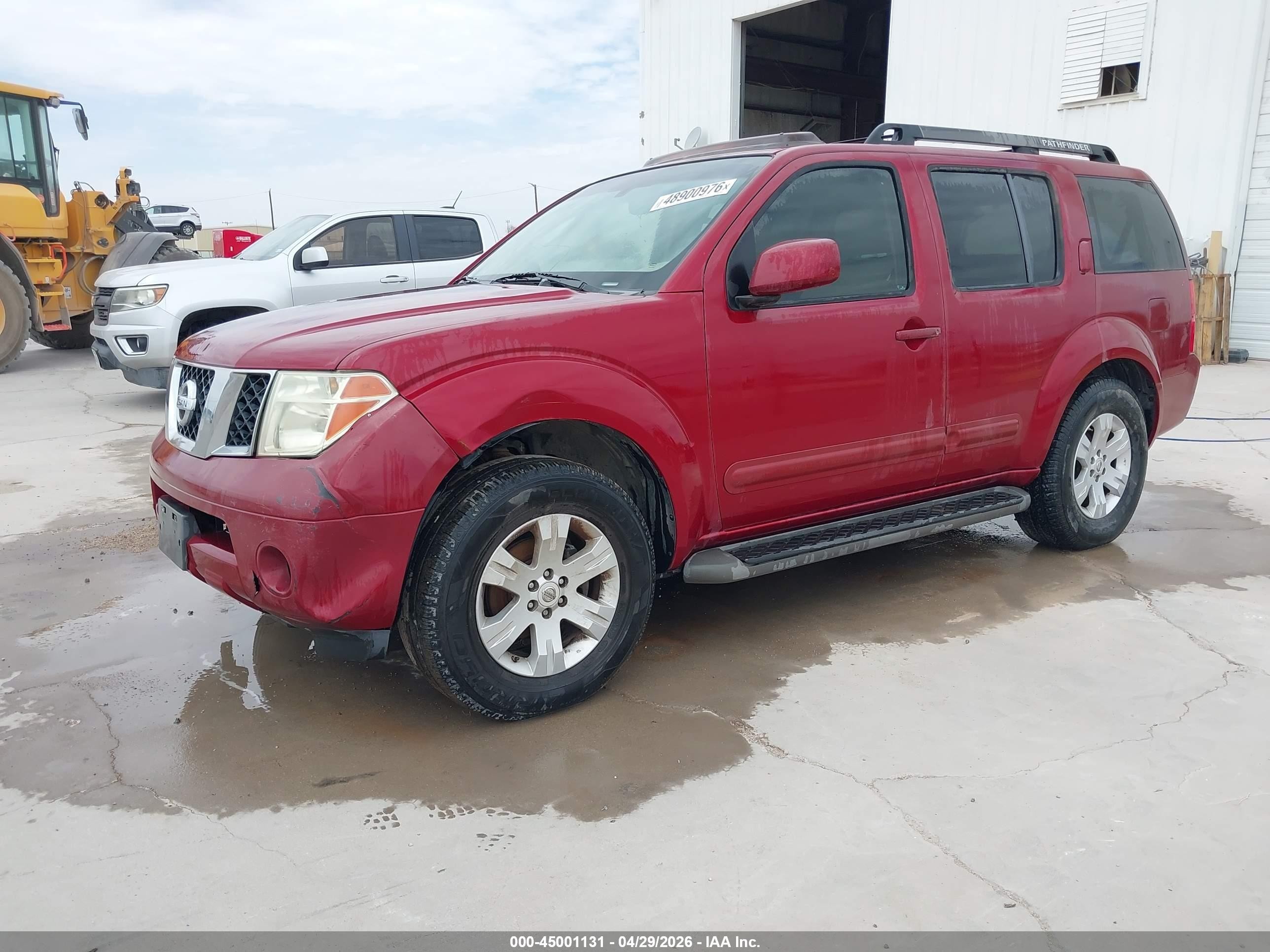 2006 Nissan Pathfinder Le Красный vin: 5N1AR18U96C683715