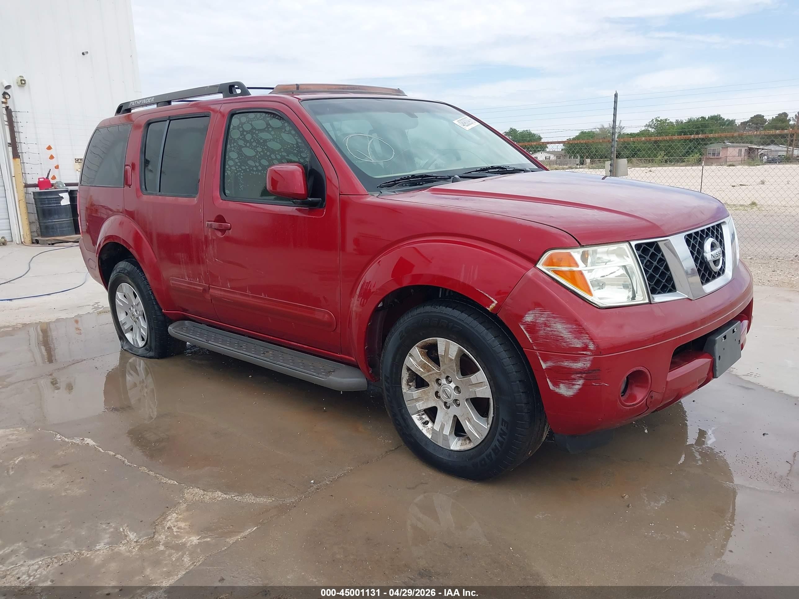 2006 Nissan Pathfinder Le Красный vin: 5N1AR18U96C683715