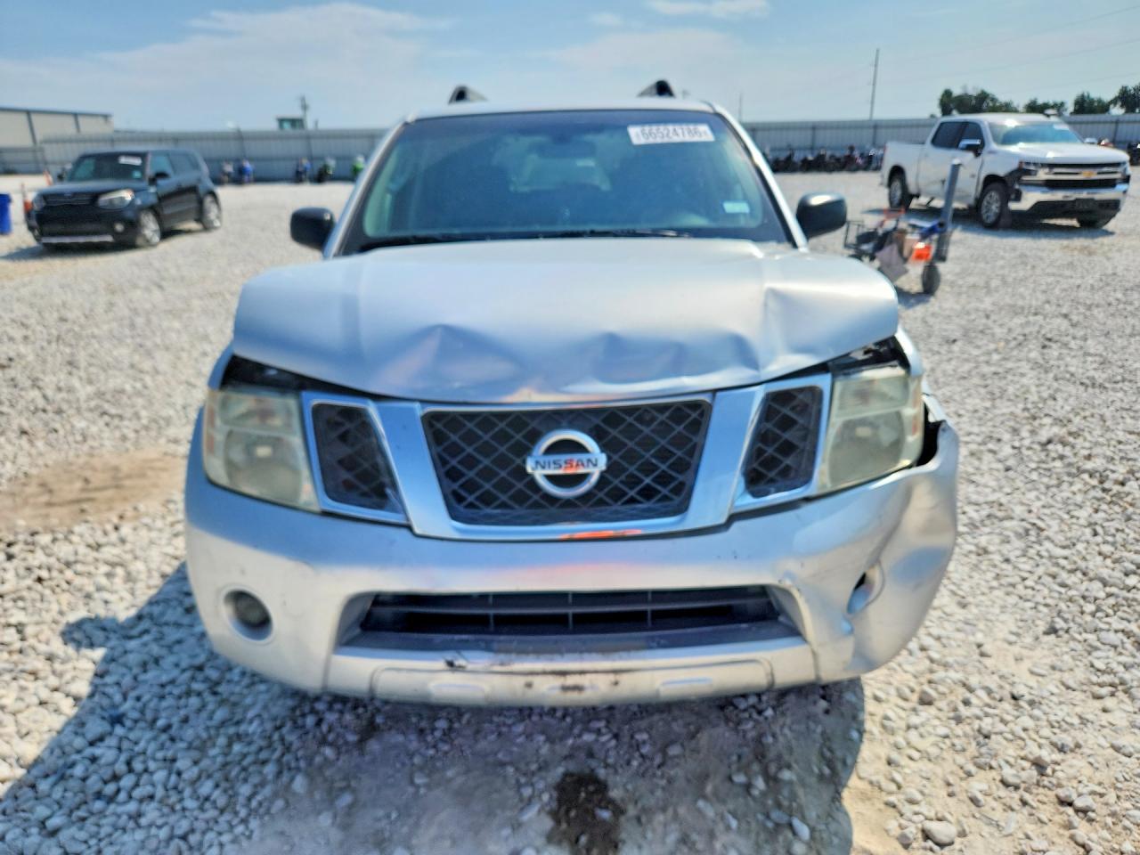 2008 Nissan Pathfinder S Silver vin: 5N1AR18U98C643640