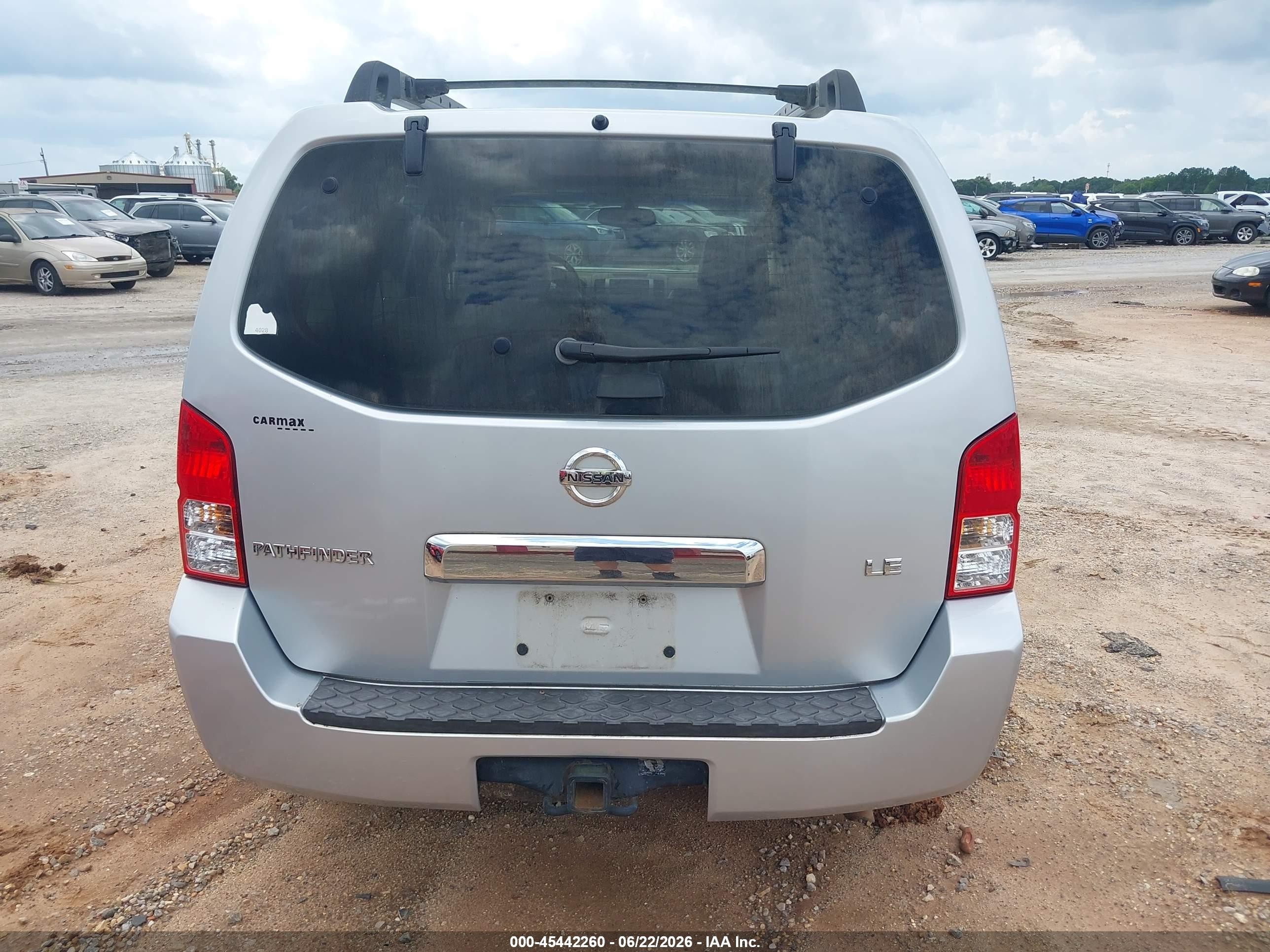 2005 Nissan Pathfinder Le Silver vin: 5N1AR18UX5C783790