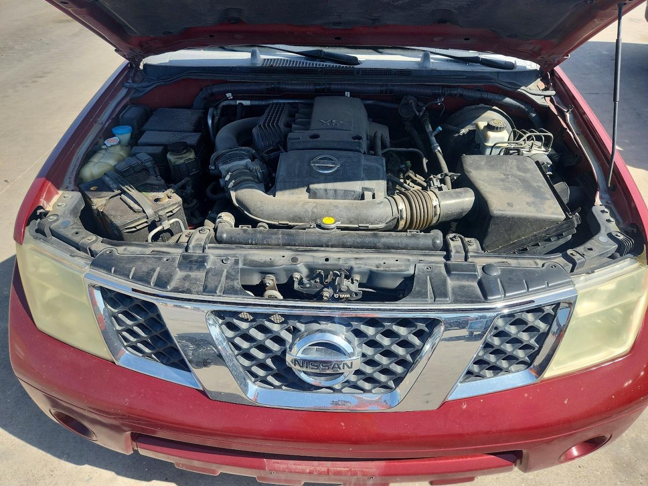 2006 Nissan Pathfinder S Red vin: 5N1AR18UX6C629212