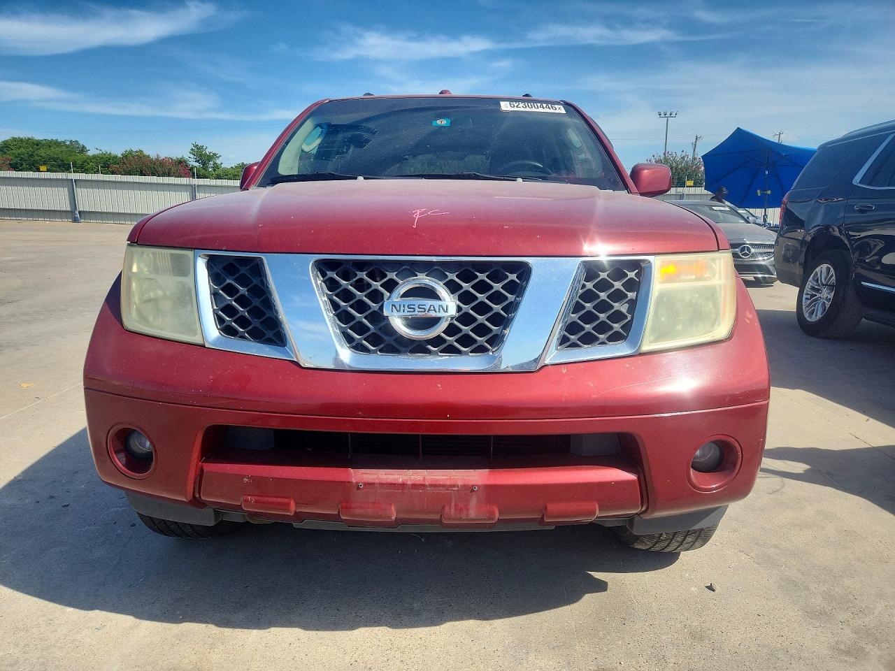 2006 Nissan Pathfinder S Red vin: 5N1AR18UX6C629212