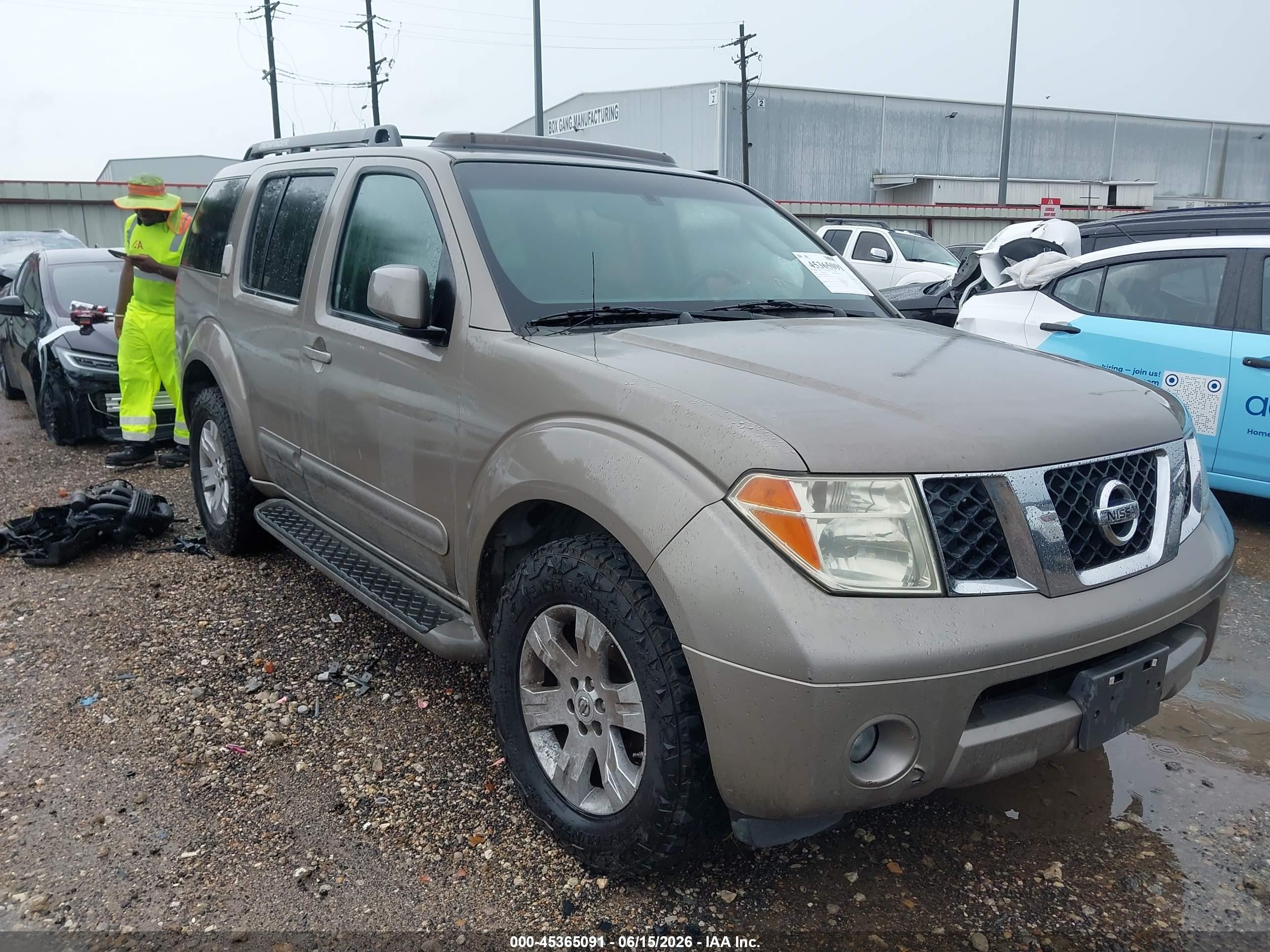 2007 Nissan Pathfinder Le Brown vin: 5N1AR18UX7C622570