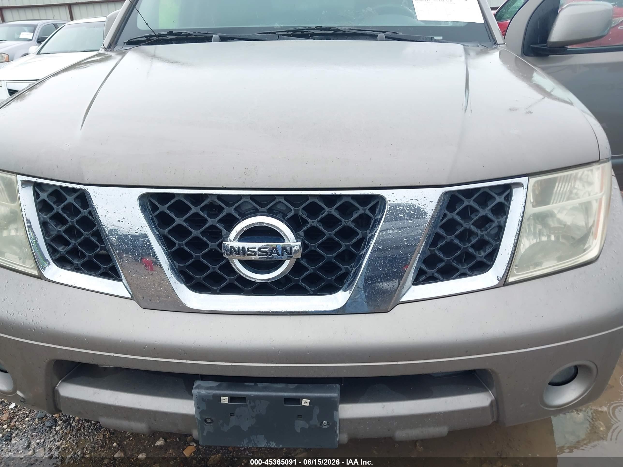 2007 Nissan Pathfinder Le Brown vin: 5N1AR18UX7C622570