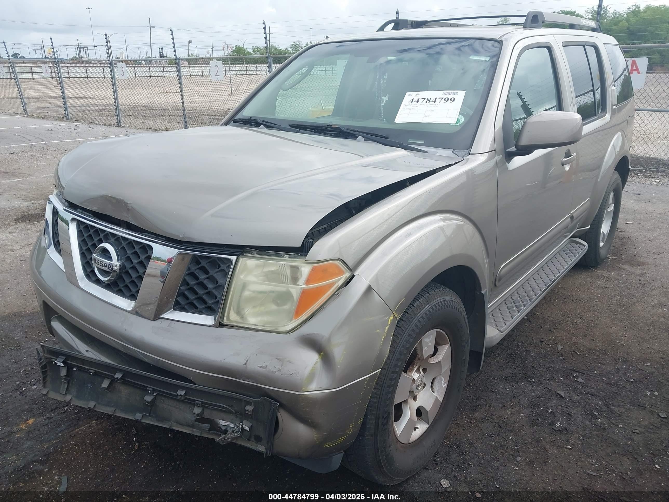 2007 Nissan Pathfinder Se Tan vin: 5N1AR18UX7C634783