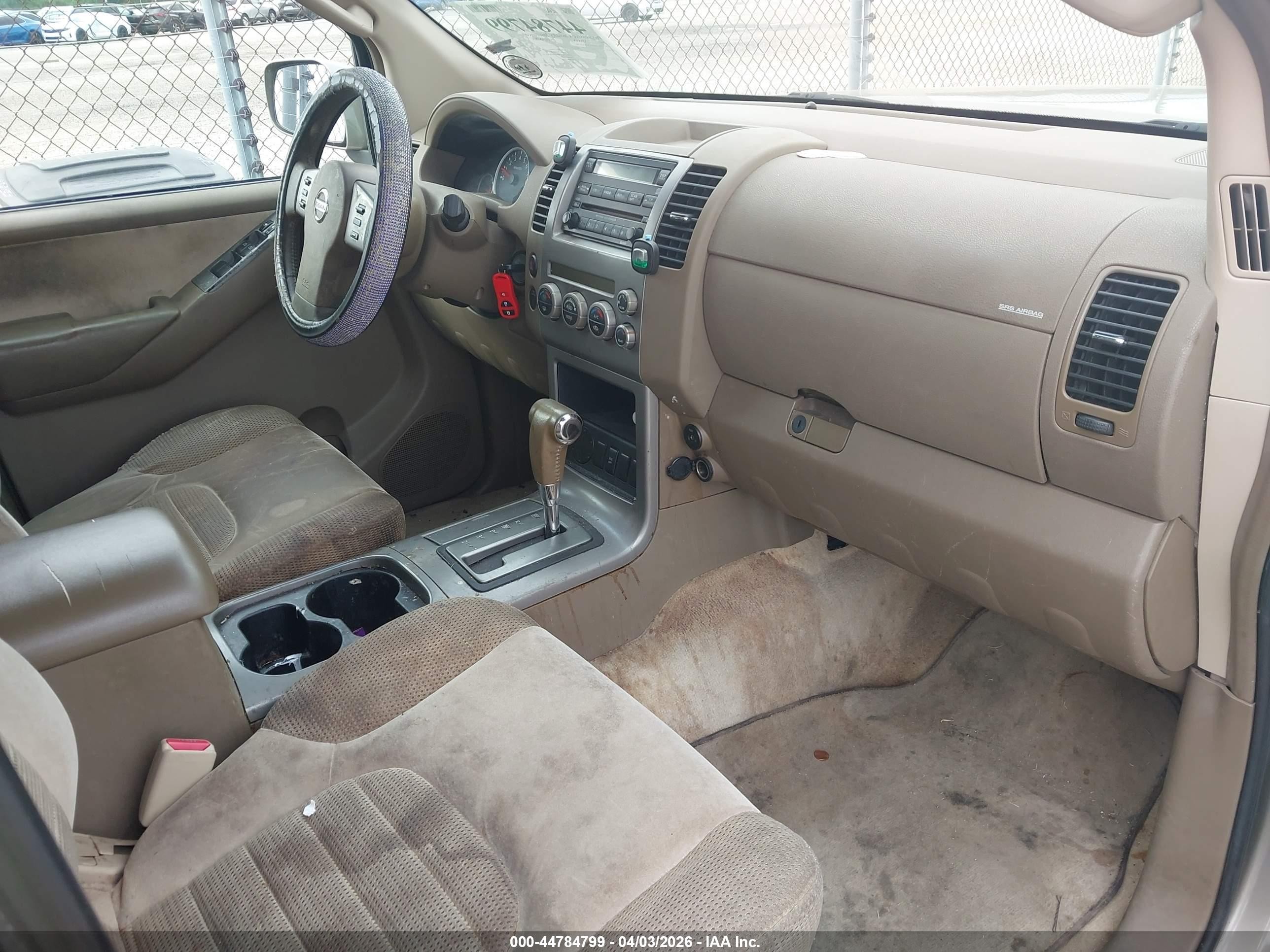 2007 Nissan Pathfinder Se Tan vin: 5N1AR18UX7C634783