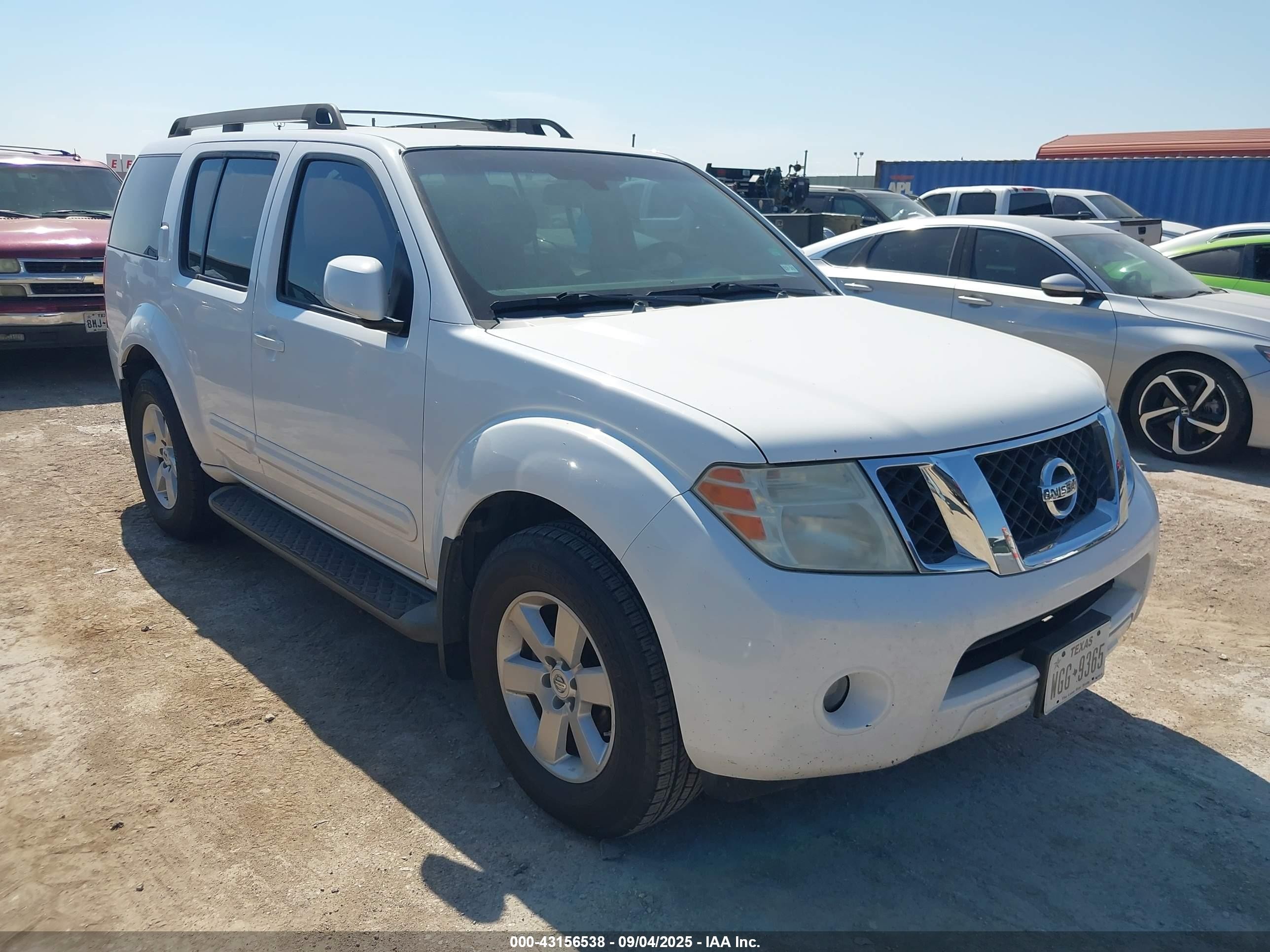 2008 Nissan Pathfinder Se Белый vin: 5N1AR18UX8C635689