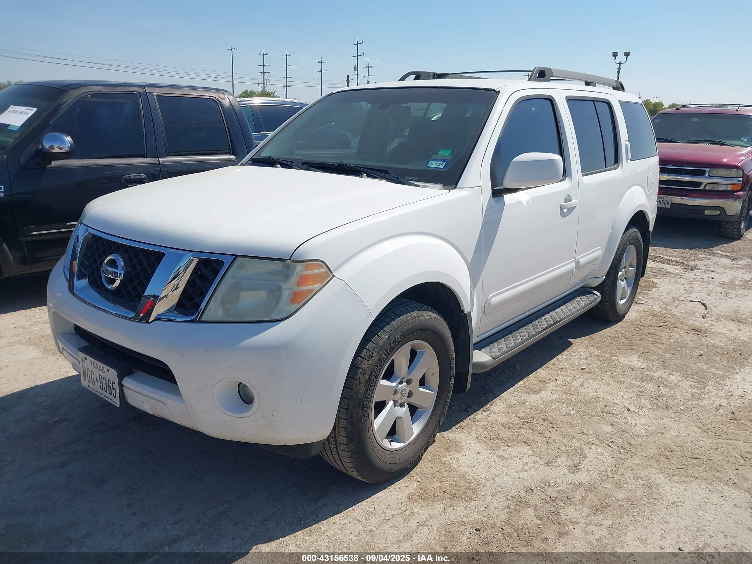2008 Nissan Pathfinder Se Белый vin: 5N1AR18UX8C635689