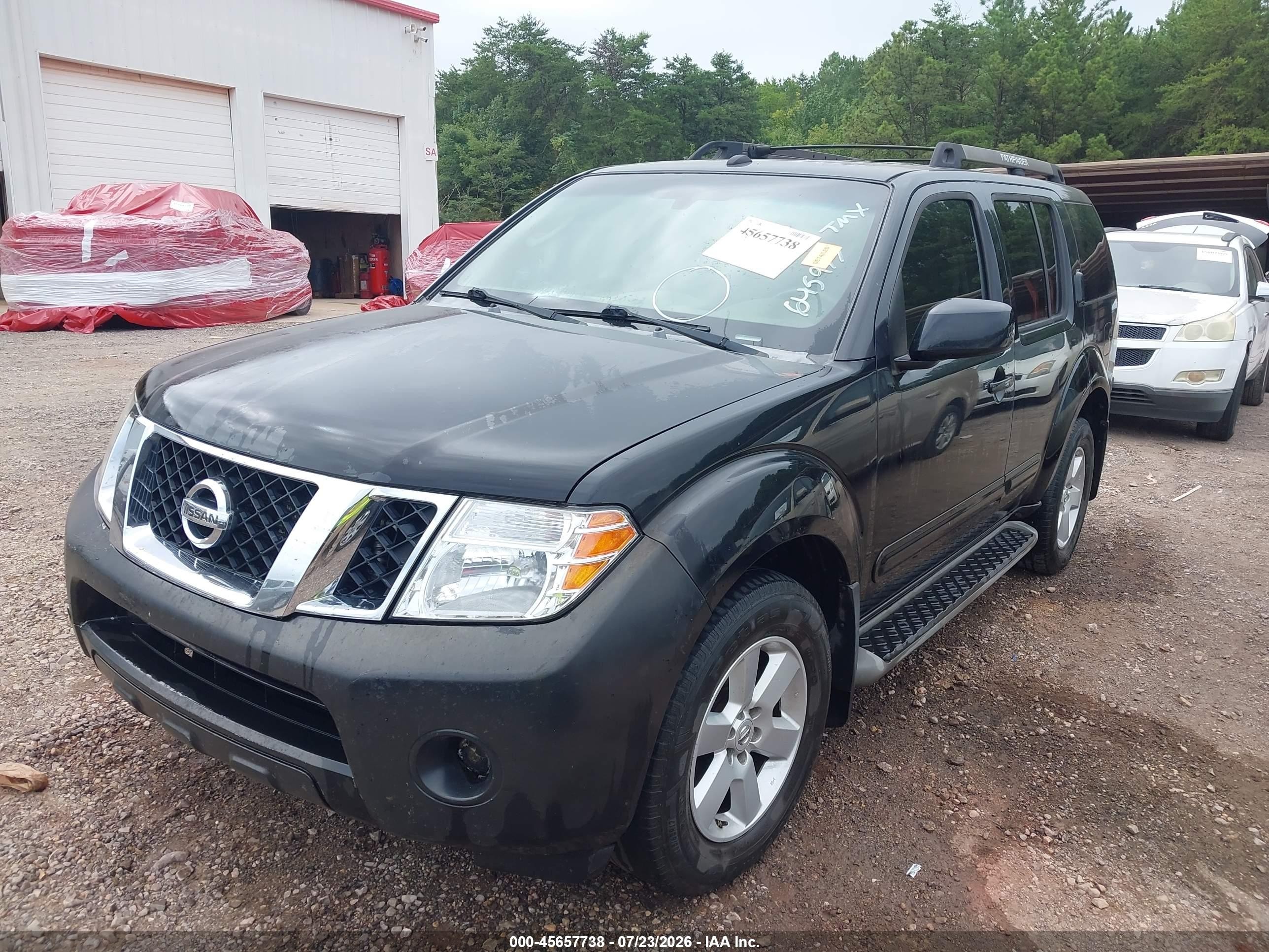 2008 Nissan Pathfinder Se Black vin: 5N1AR18UX8C645977