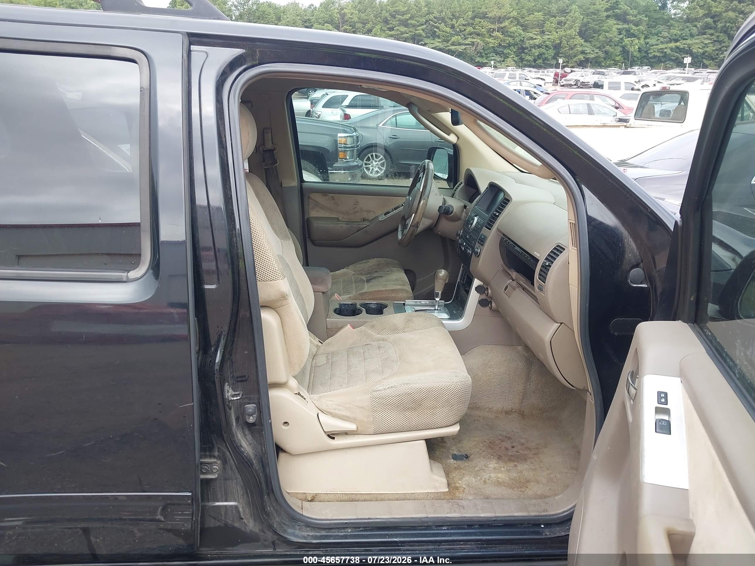 2008 Nissan Pathfinder Se Black vin: 5N1AR18UX8C645977