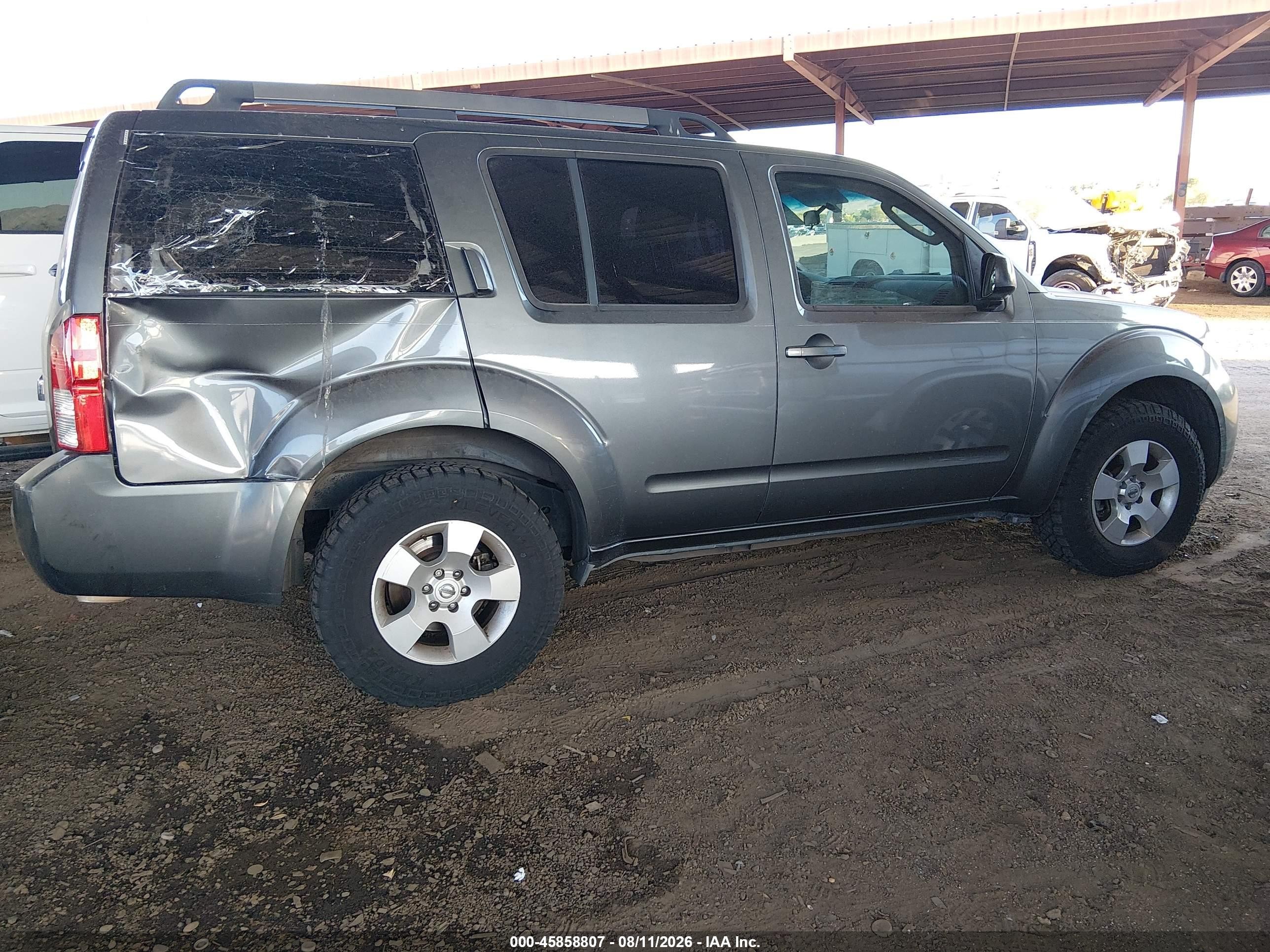 2009 Nissan Pathfinder S Gray vin: 5N1AR18UX9C617954