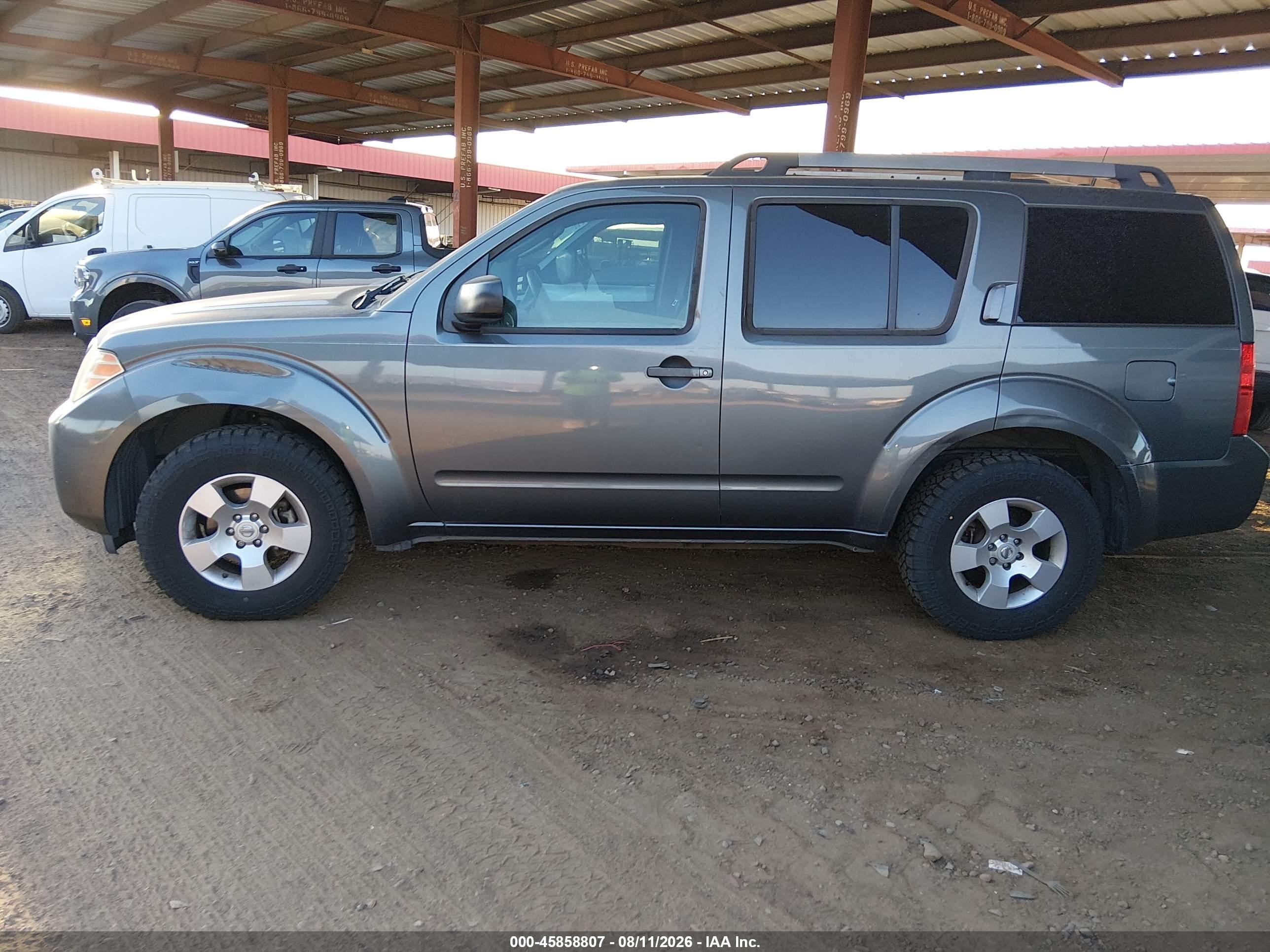 2009 Nissan Pathfinder S Gray vin: 5N1AR18UX9C617954