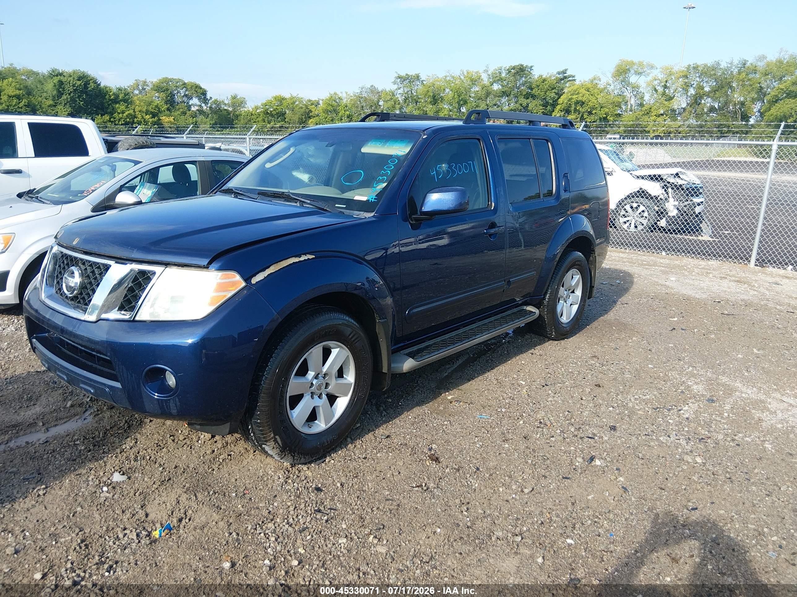 2009 Nissan Pathfinder Se Синий vin: 5N1AR18UX9C618196