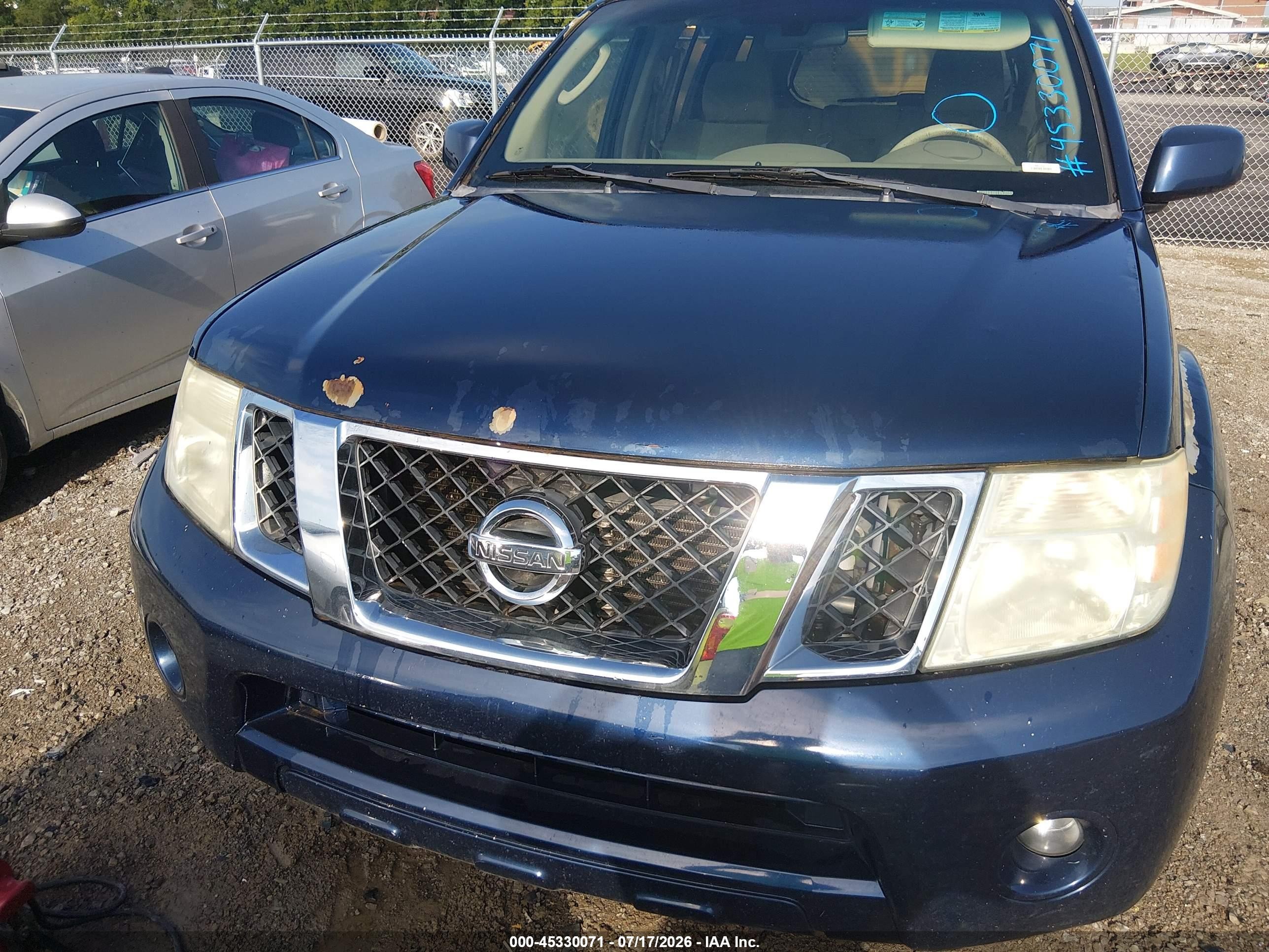 2009 Nissan Pathfinder Se Синий vin: 5N1AR18UX9C618196