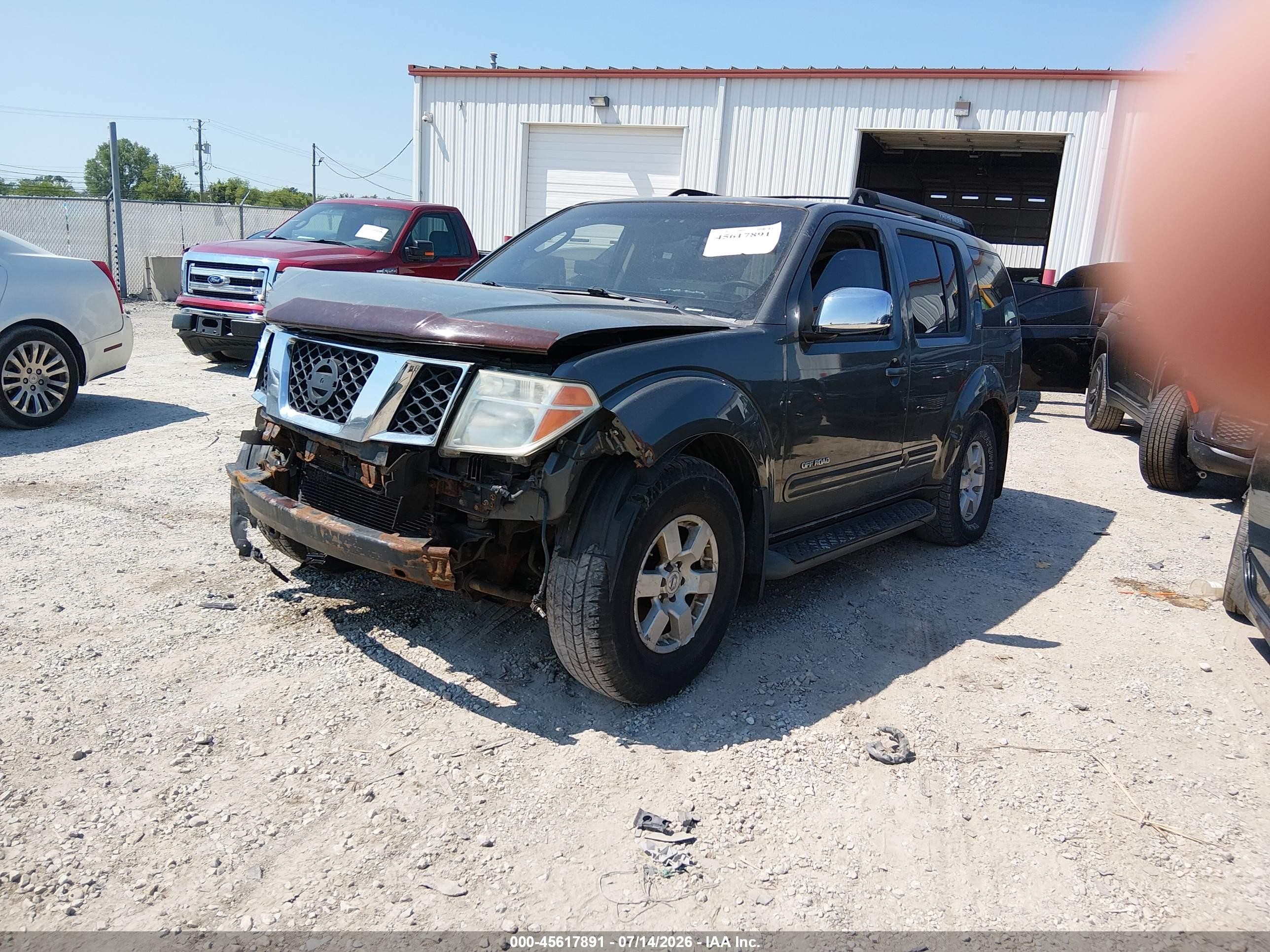 2005 Nissan Pathfinder Se Off-road Gray vin: 5N1AR18W05C714401
