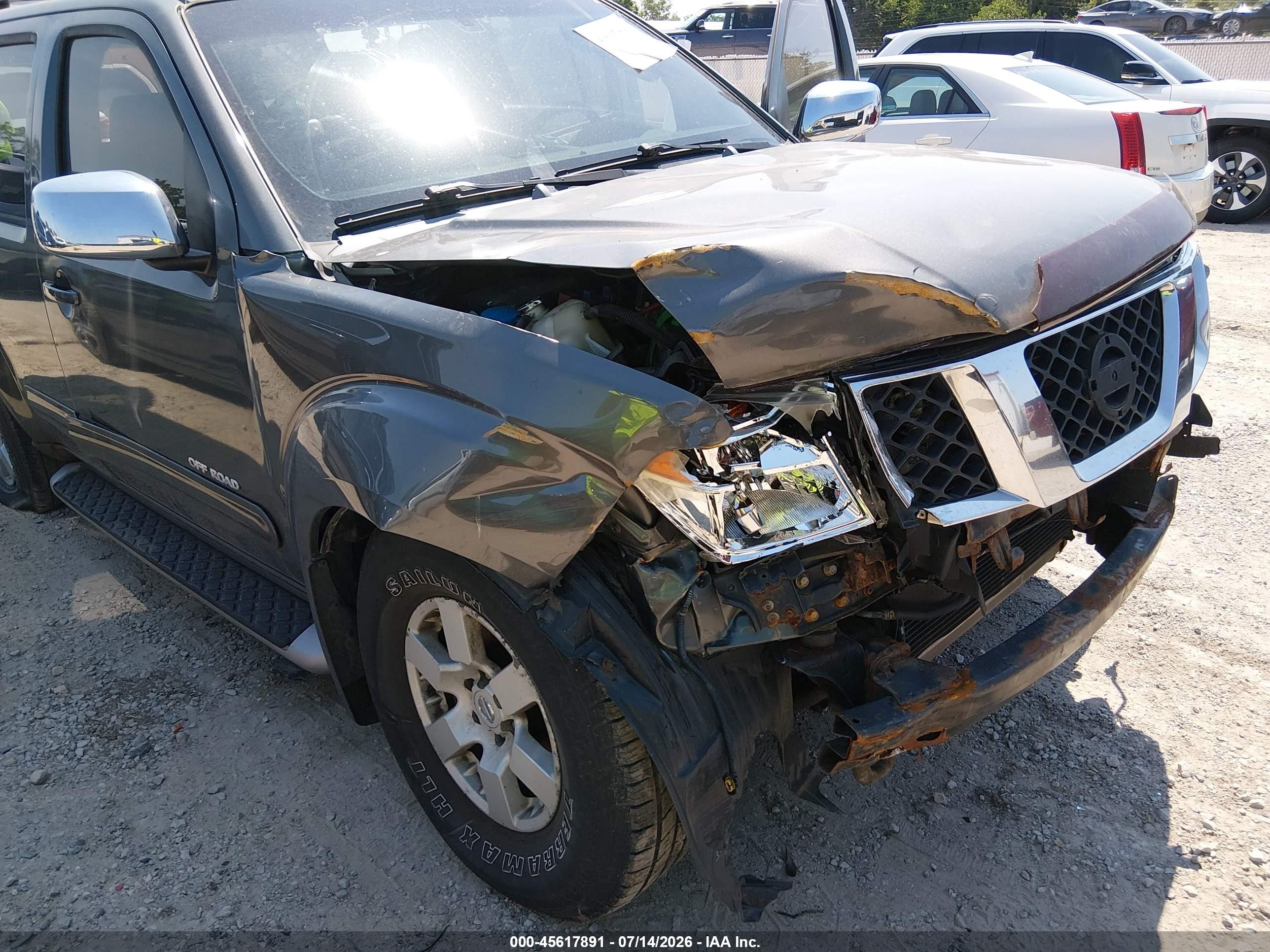 2005 Nissan Pathfinder Se Off-road Gray vin: 5N1AR18W05C714401