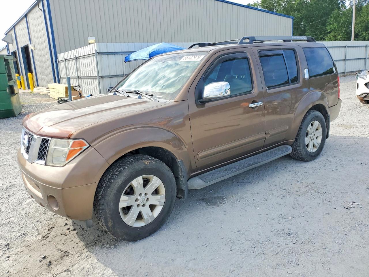 2005 Nissan Pathfinder Le/se/xe Brown vin: 5N1AR18W05C716293