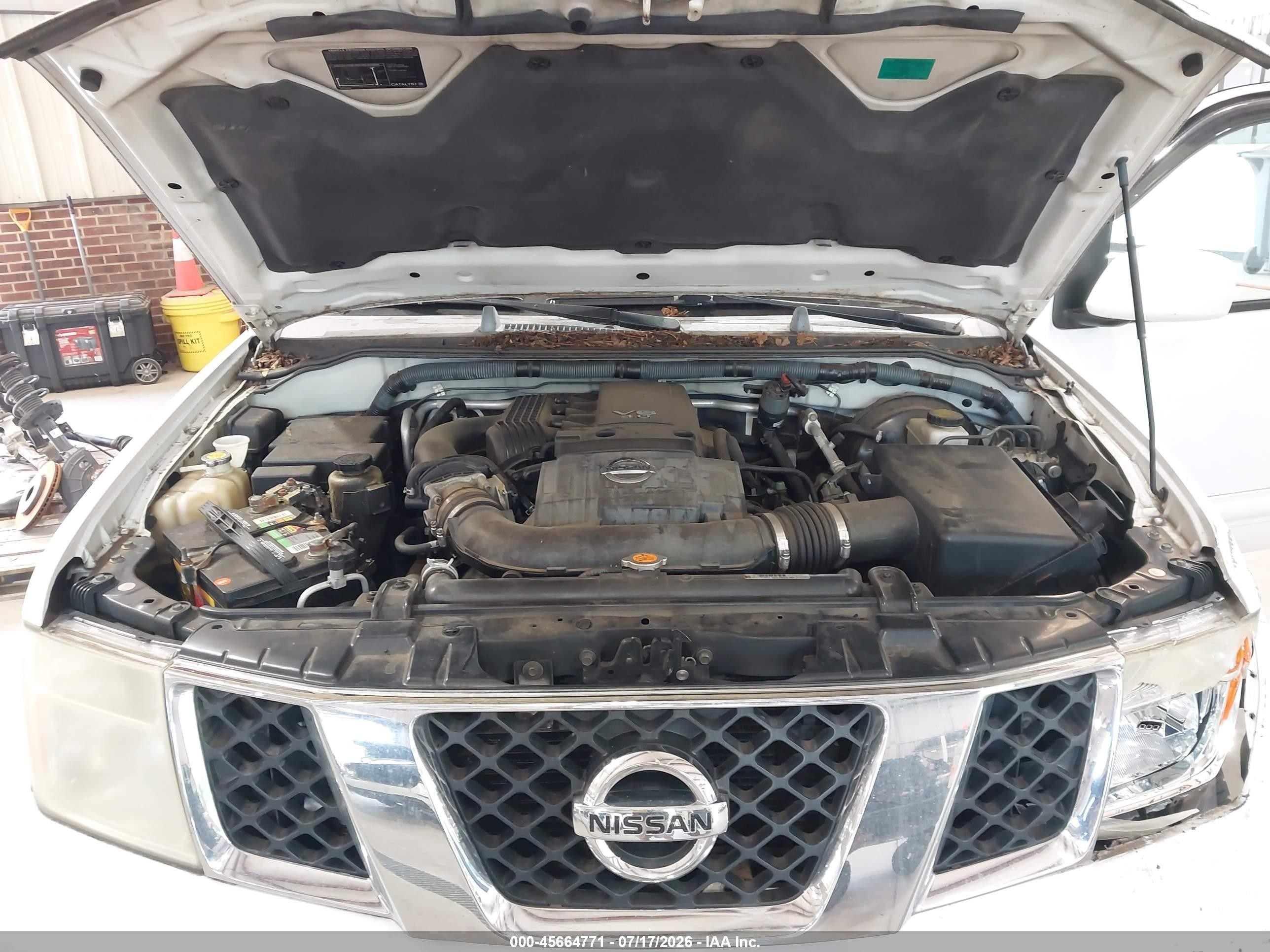 2007 Nissan Pathfinder Se White vin: 5N1AR18W07C622191
