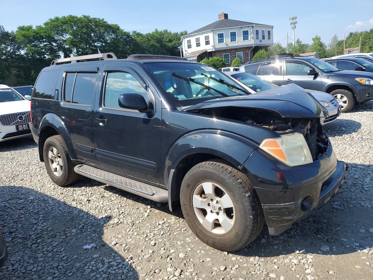 2007 Nissan Pathfinder S Black vin: 5N1AR18W07C629903