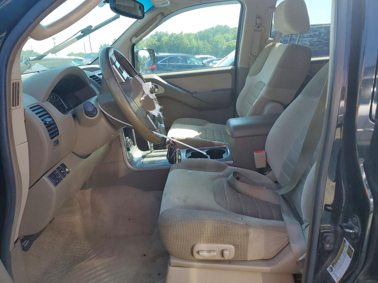 2007 Nissan Pathfinder S Black vin: 5N1AR18W07C629903
