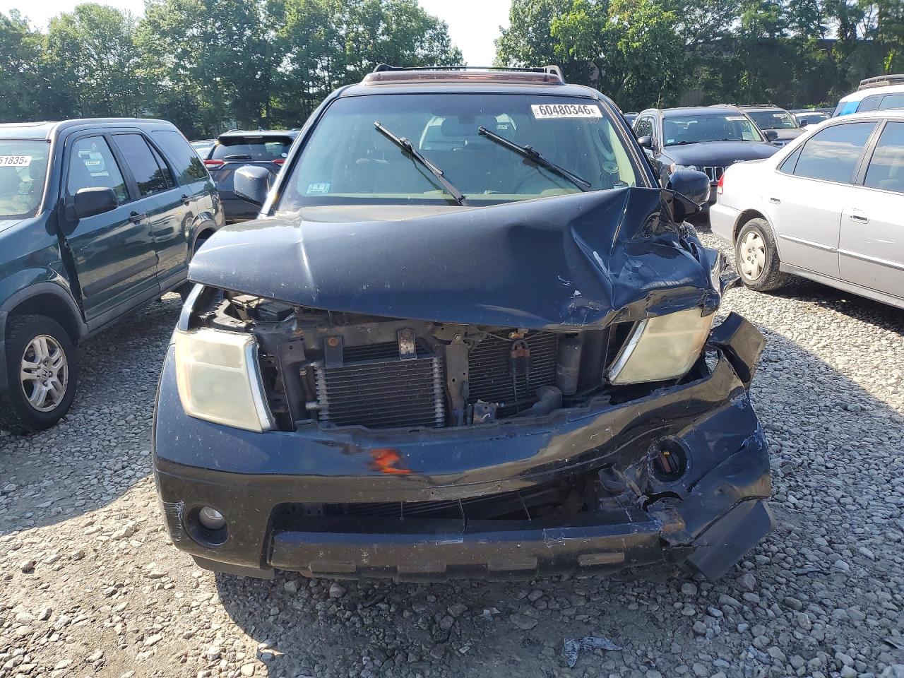 2007 Nissan Pathfinder S Black vin: 5N1AR18W07C629903