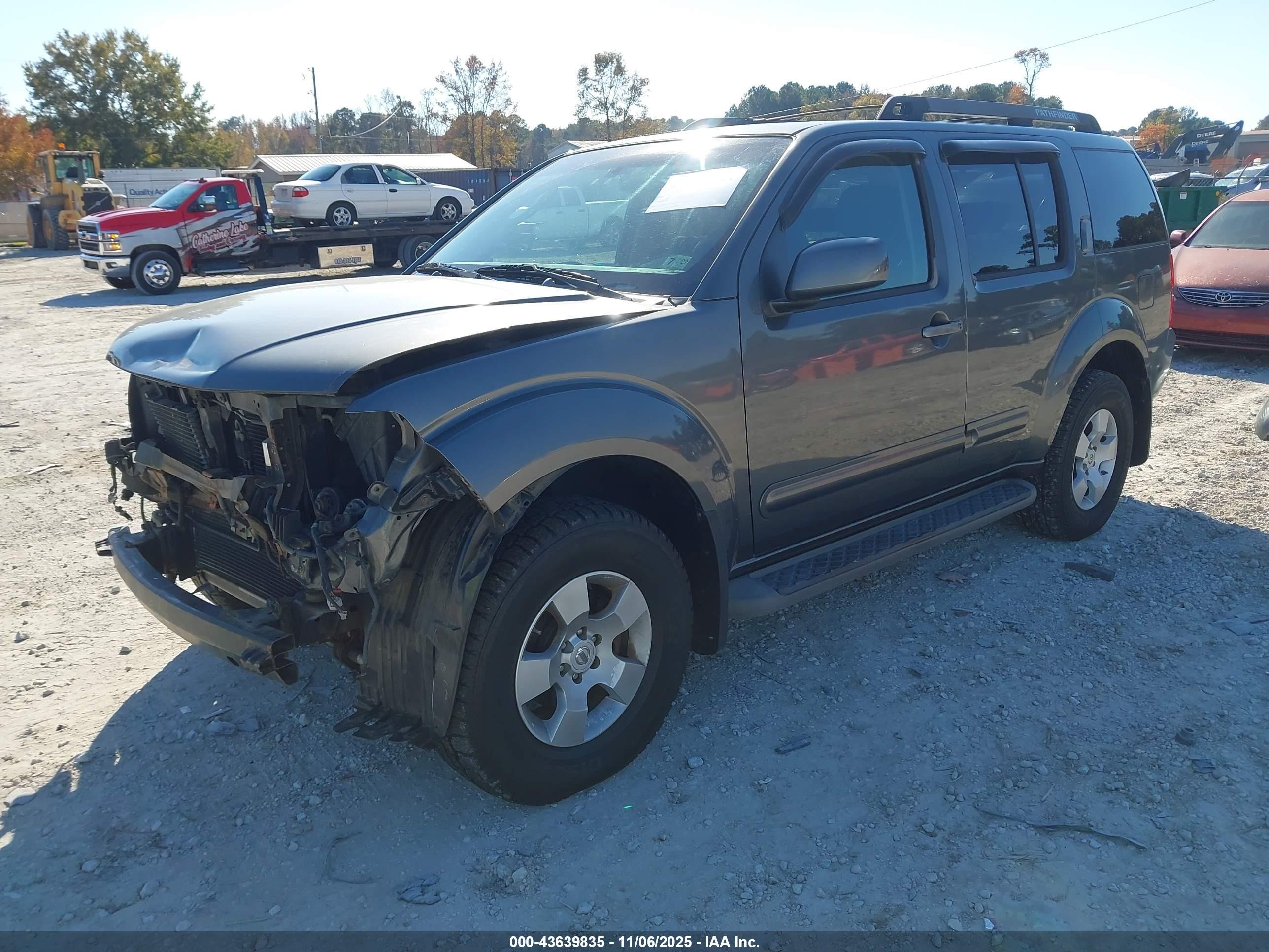 2006 Nissan Pathfinder Se Gray vin: 5N1AR18W16C608945
