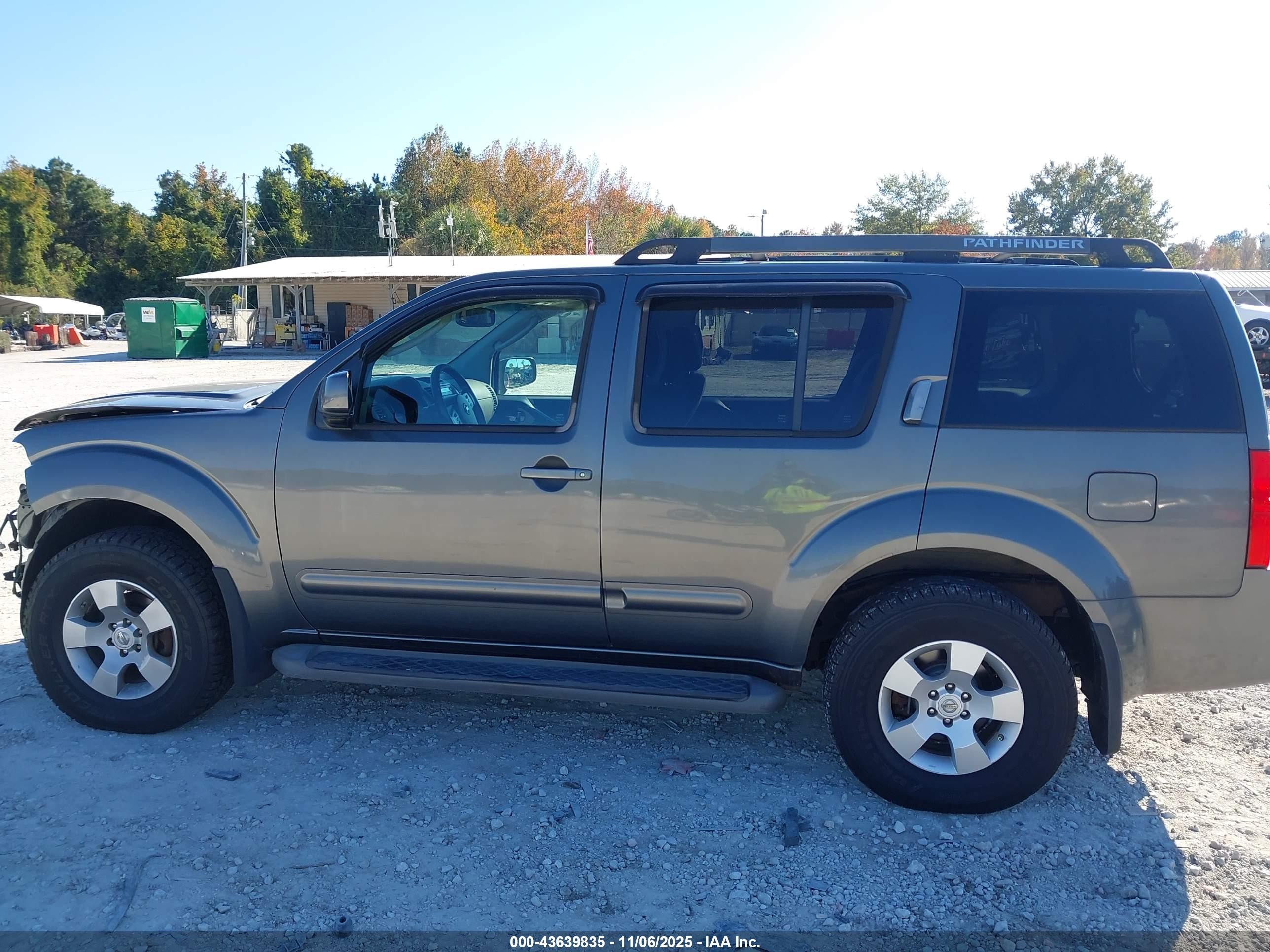 2006 Nissan Pathfinder Se Gray vin: 5N1AR18W16C608945