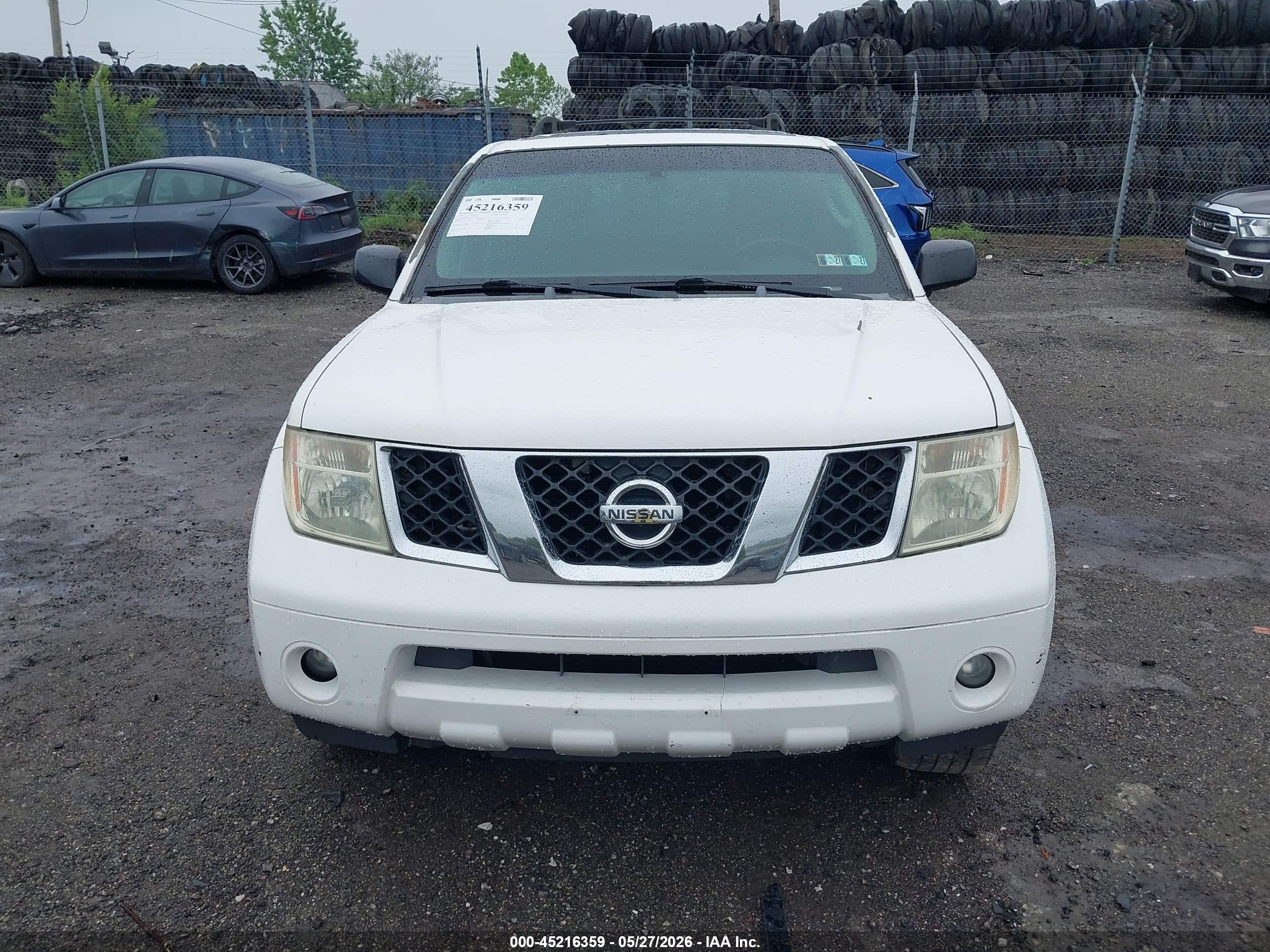 2006 Nissan Pathfinder Le White vin: 5N1AR18W16C641007