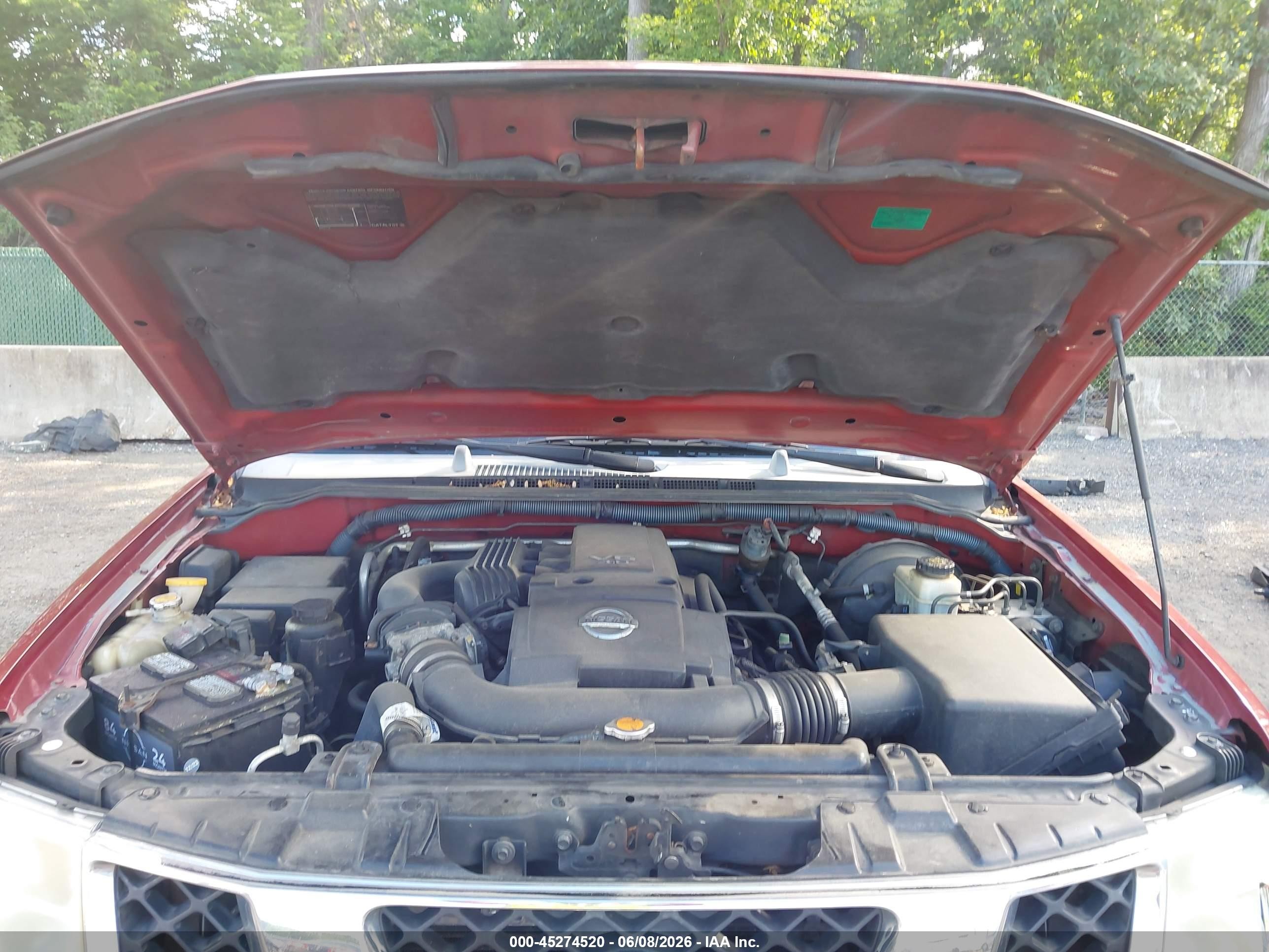 2006 Nissan Pathfinder Le Red vin: 5N1AR18W16C642688