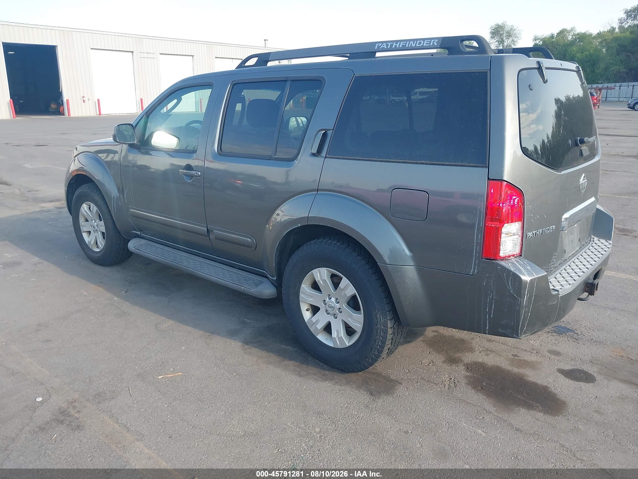 2006 Nissan Pathfinder Le Gray vin: 5N1AR18W16C650676