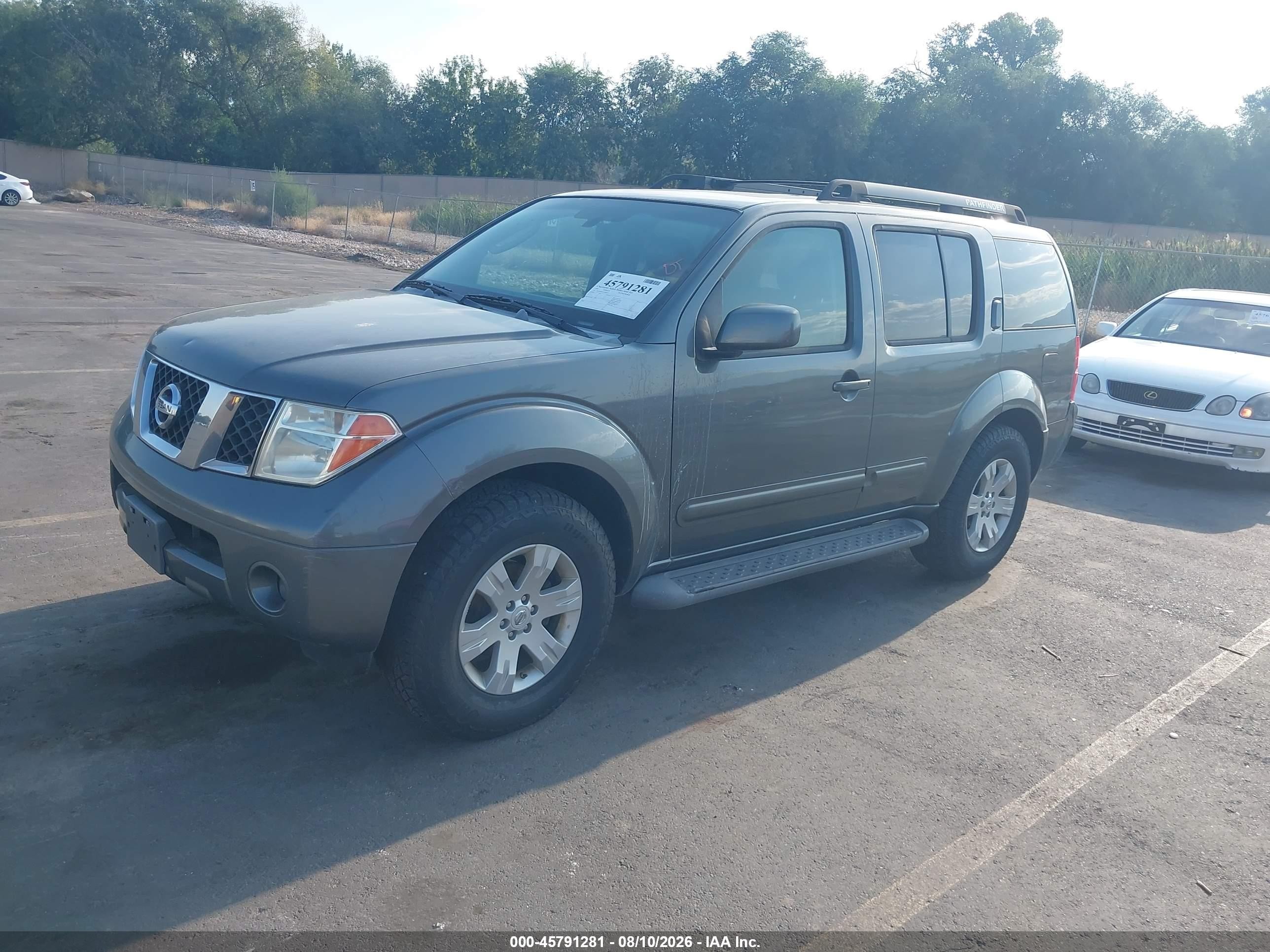 2006 Nissan Pathfinder Le Gray vin: 5N1AR18W16C650676